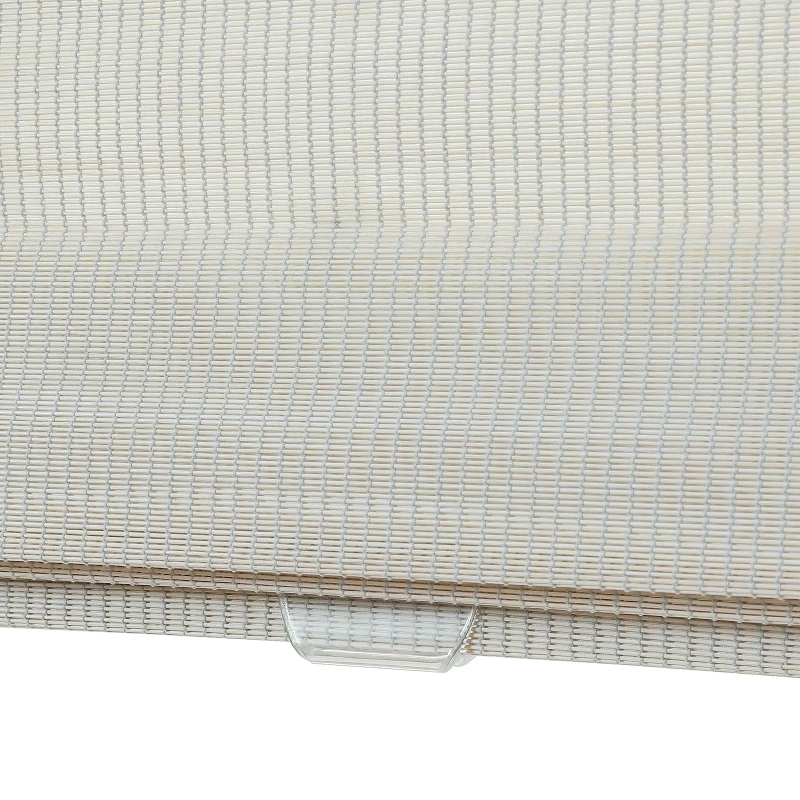 Sybil Bamboo Roman Shade - Birch White