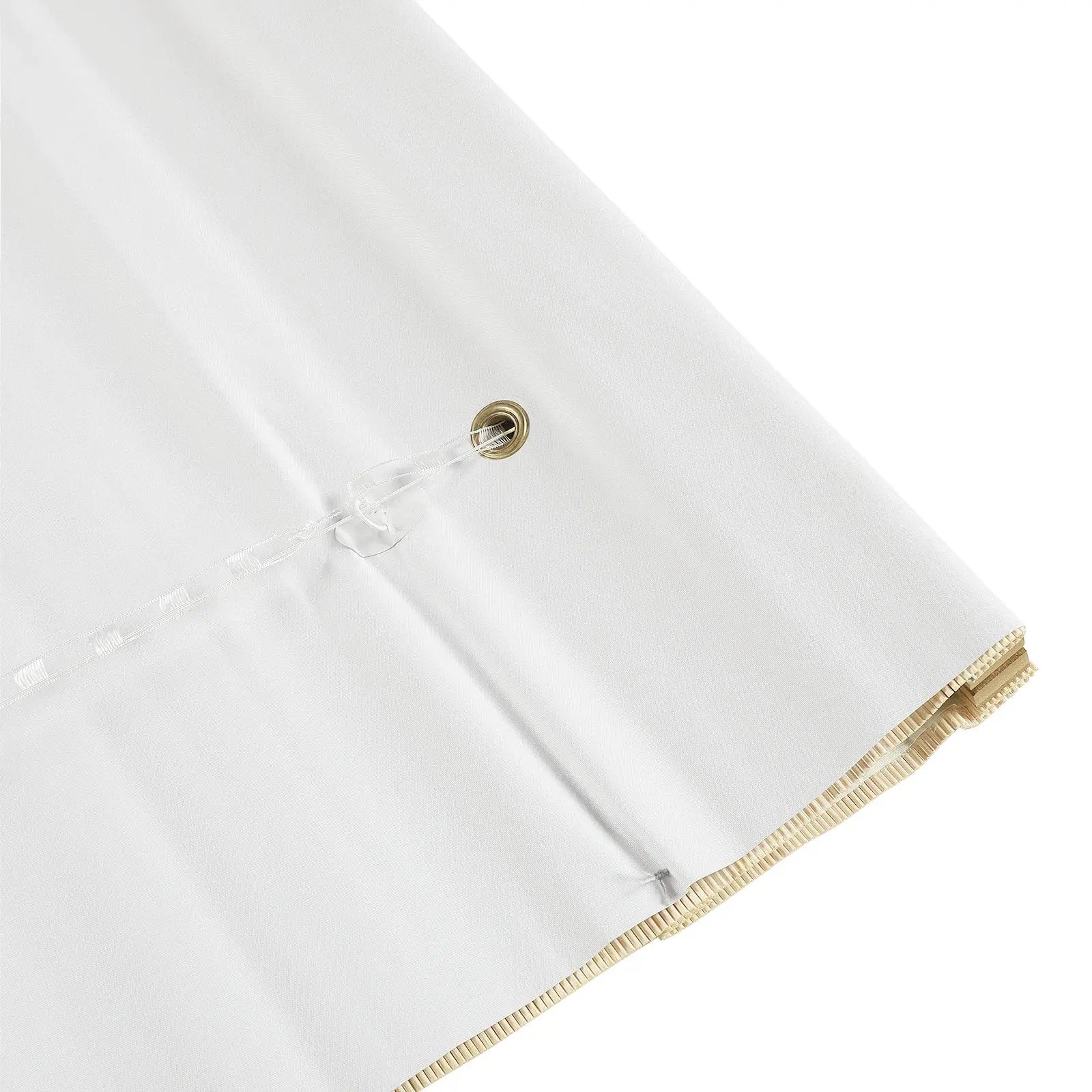 Sybil Bamboo Roman Shade - Ivory White