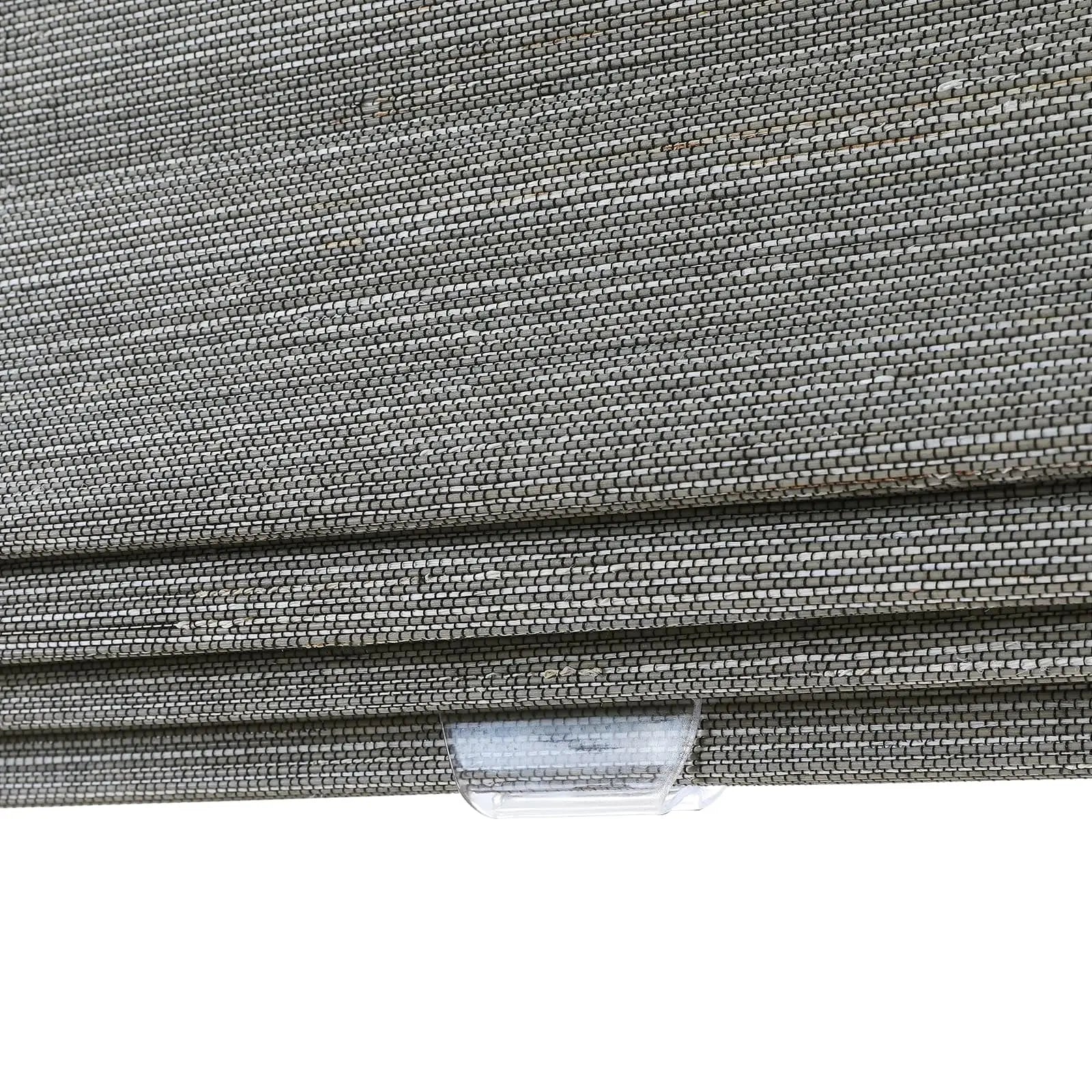 Natural Ramie Bamboo Woven Shade - Grey