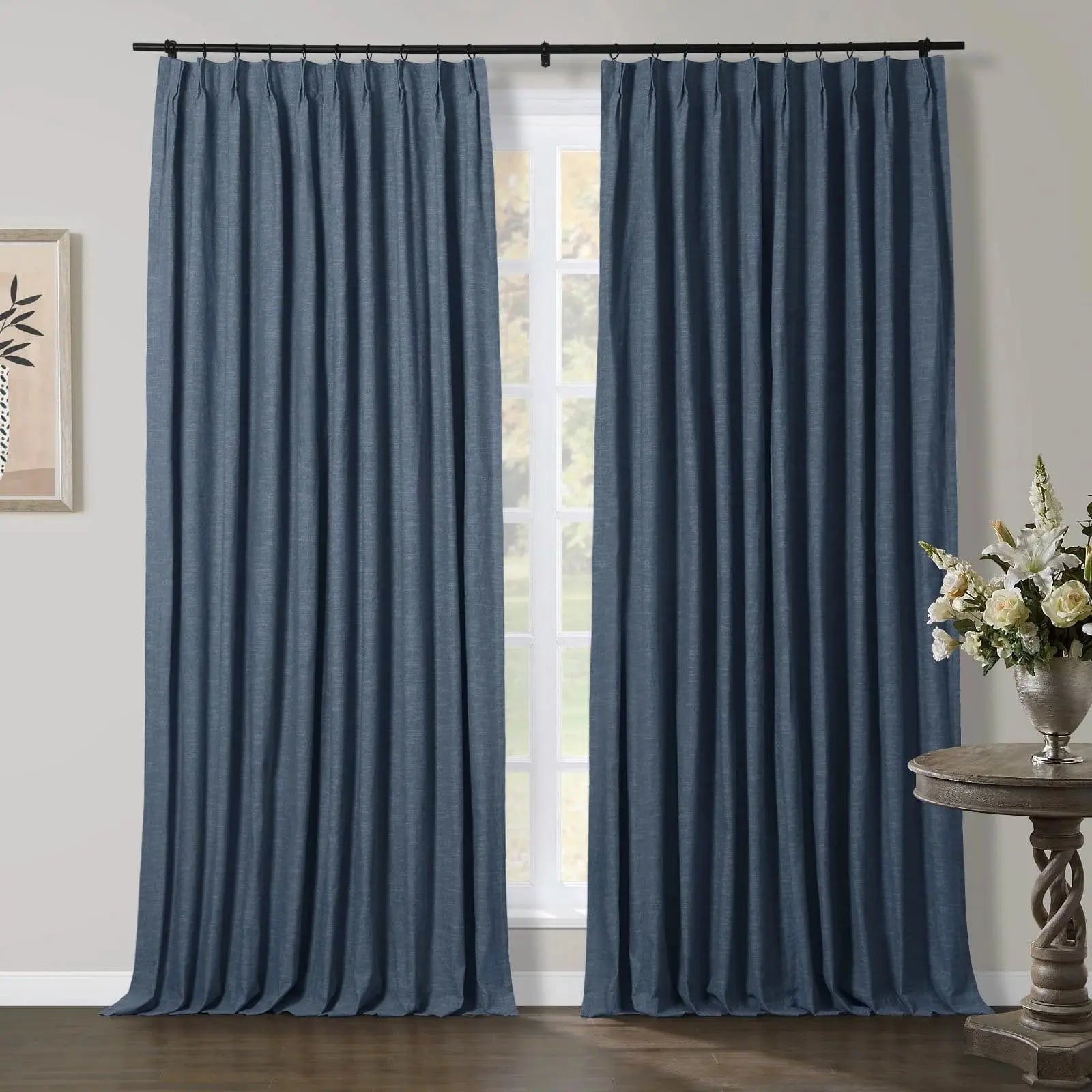 Jawara Luxury Linen Cotton Curtain Pleated SLIDINGCURTAIN