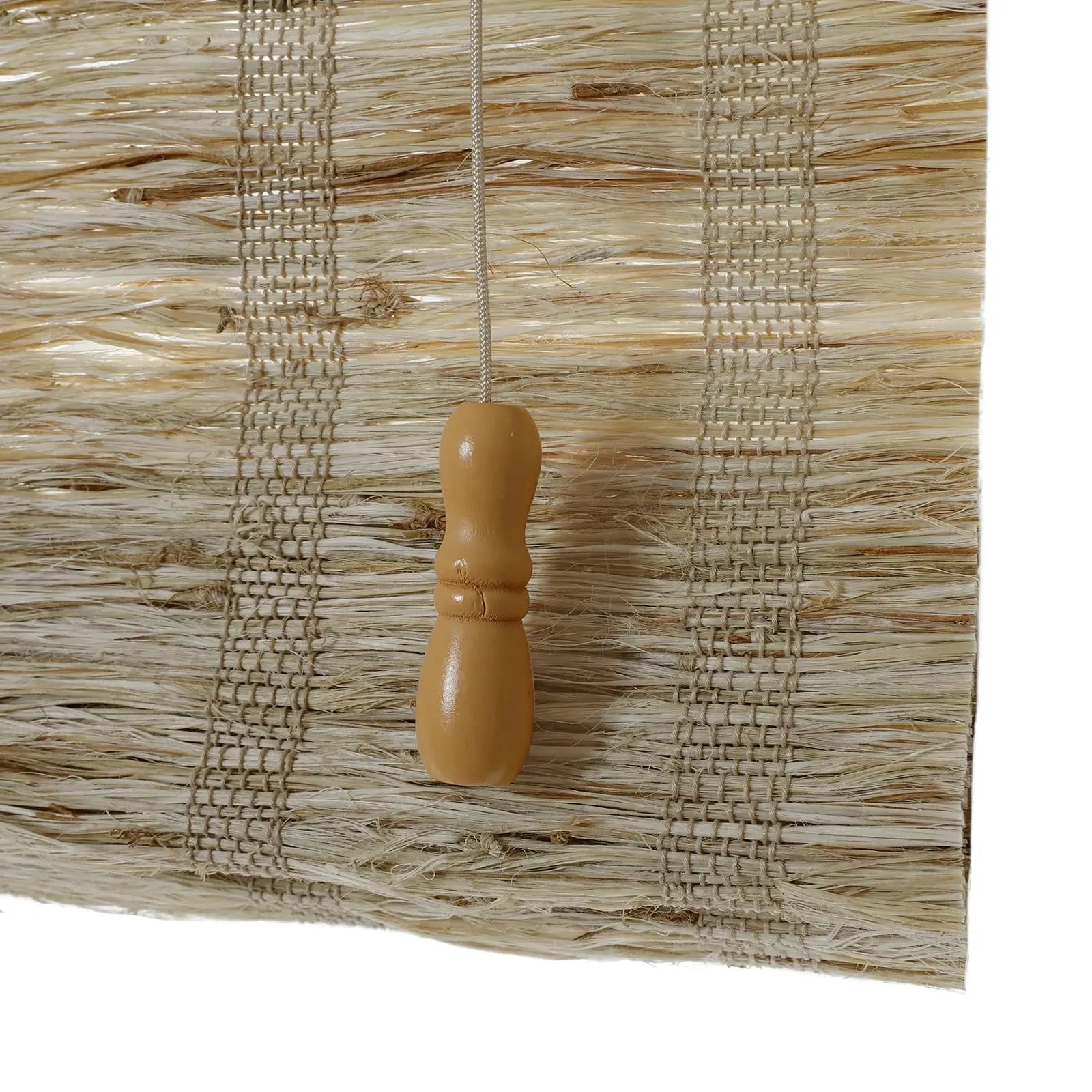 Natural Ramie Bamboo Woven Shade - Almond