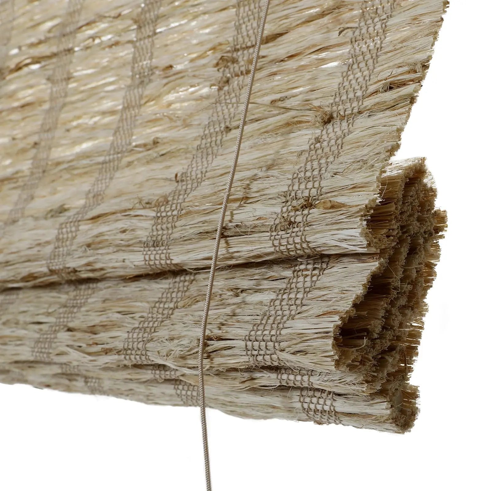 Natural Ramie Bamboo Woven Shade - Almond