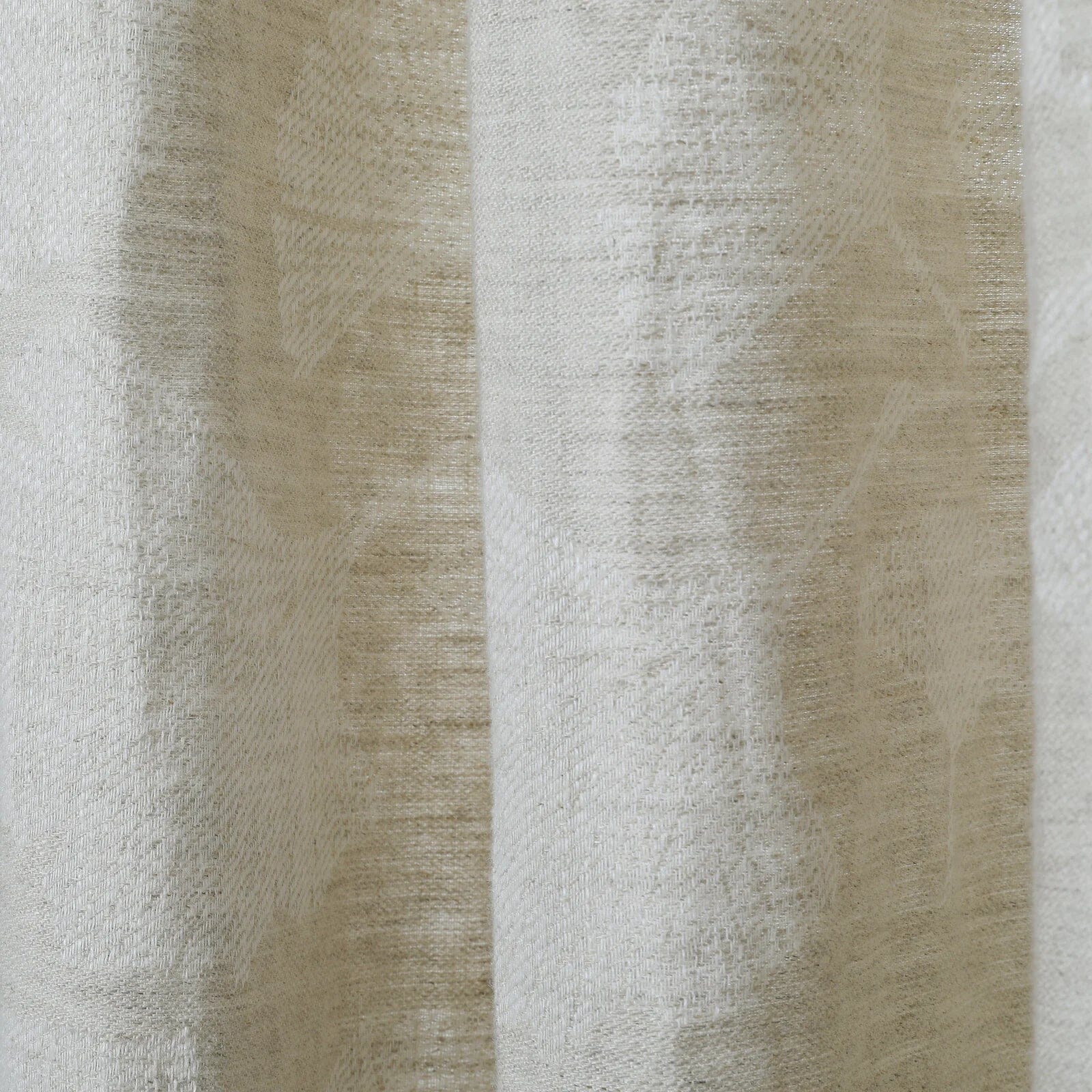 Lance 100% Linen Jacquard Curtain Soft Top