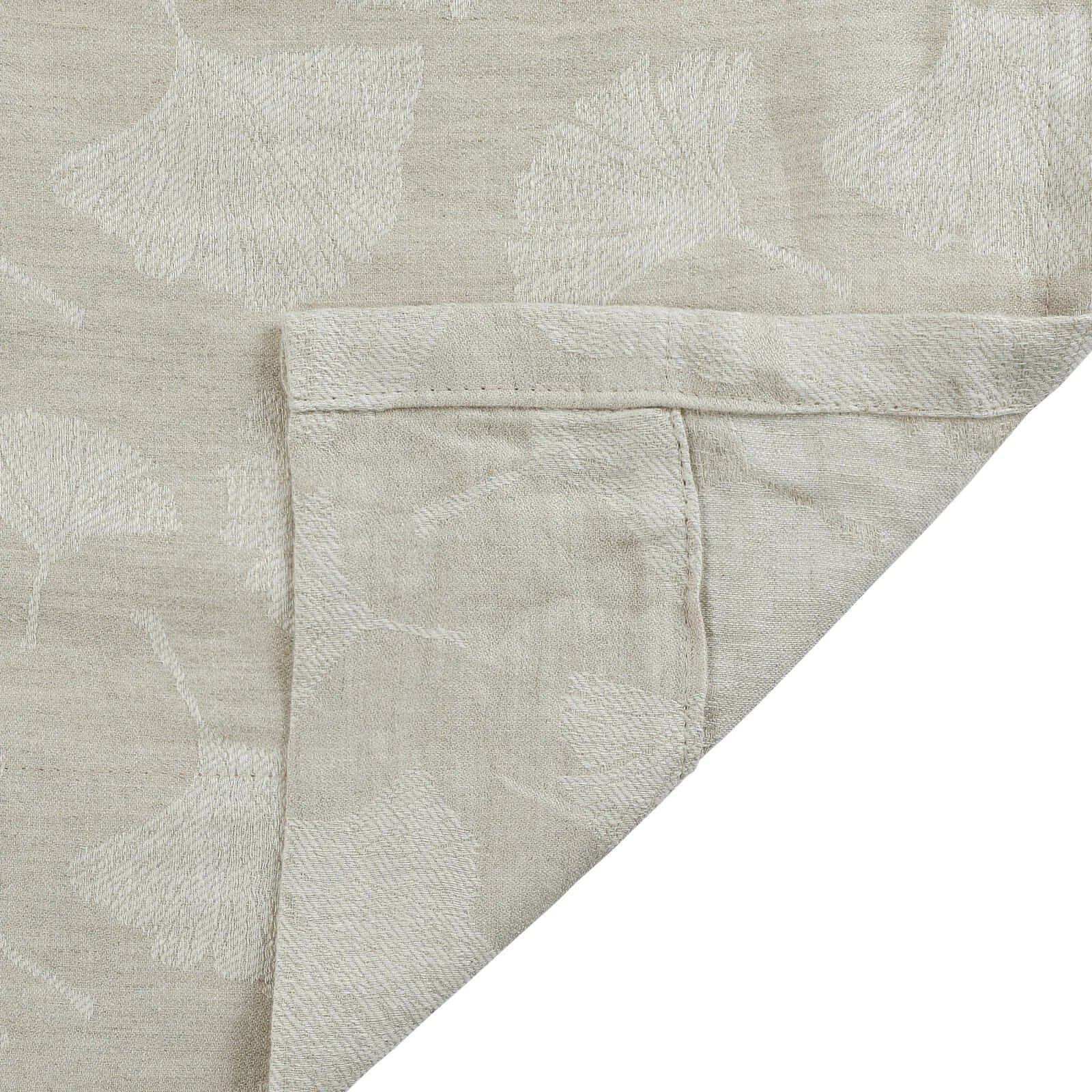 Lance 100% Linen Jacquard Curtain Soft Top