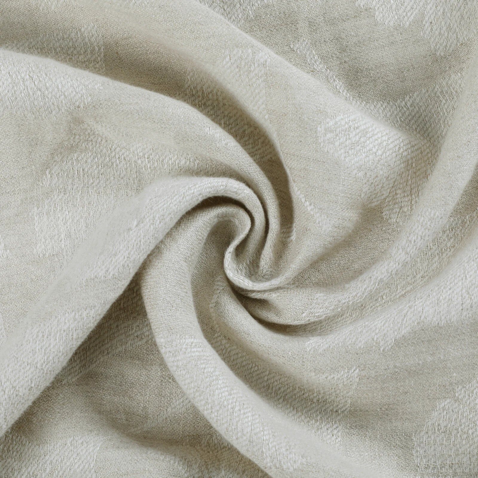 Lance 100% Linen Jacquard Curtain Soft Top