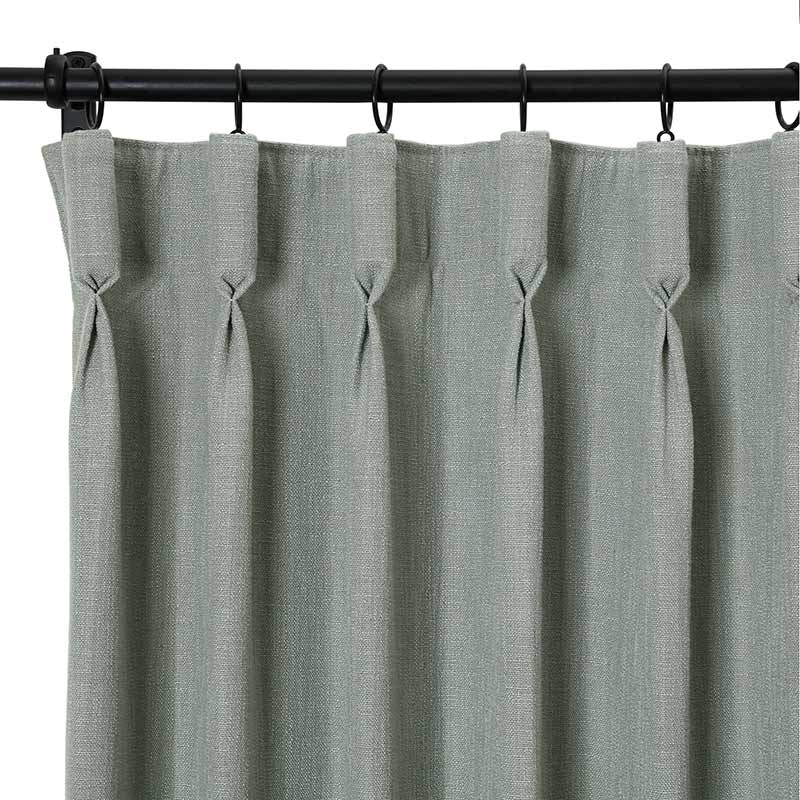 Tia Custom Linen Curtain Pleated