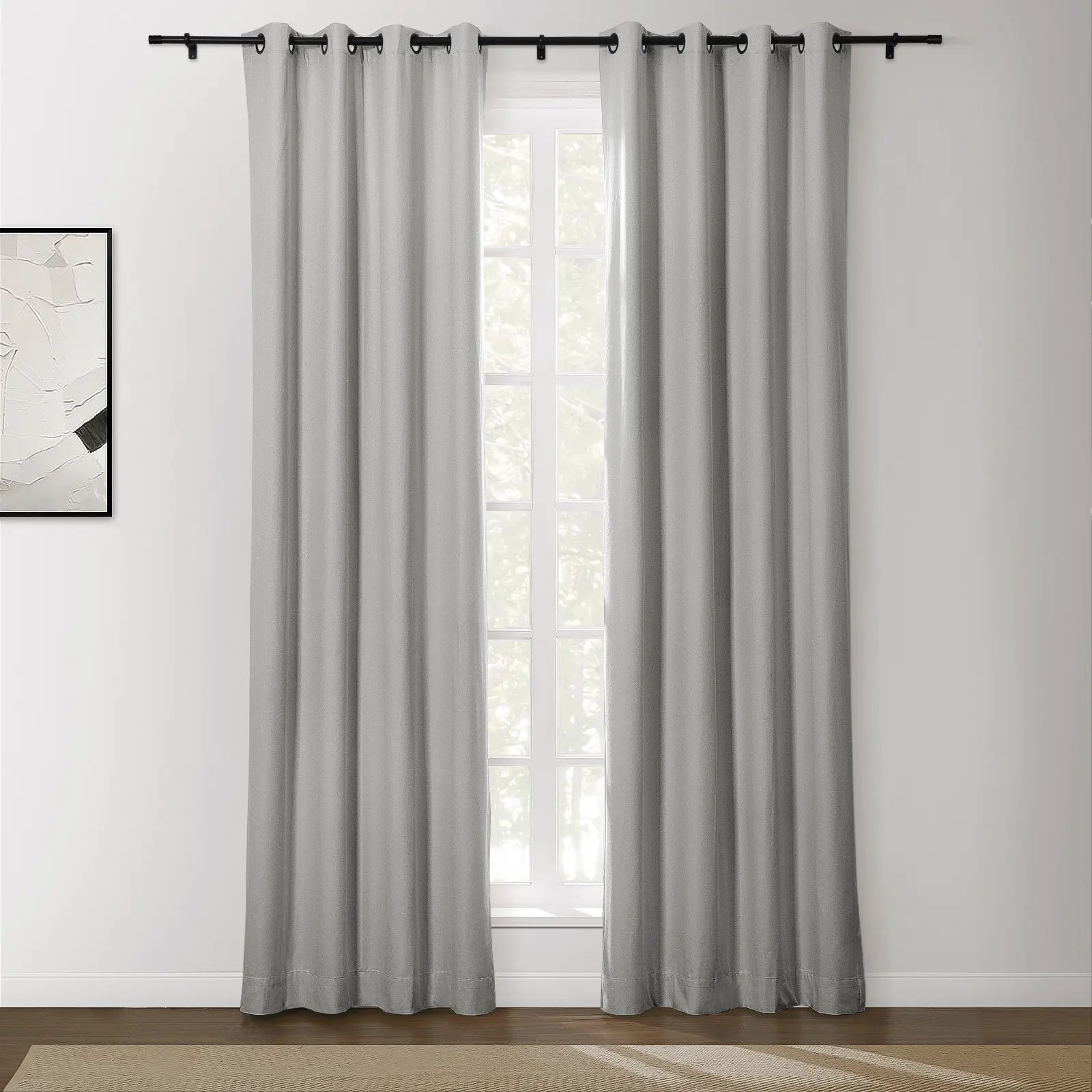 Lila Blackout Drape Grommet