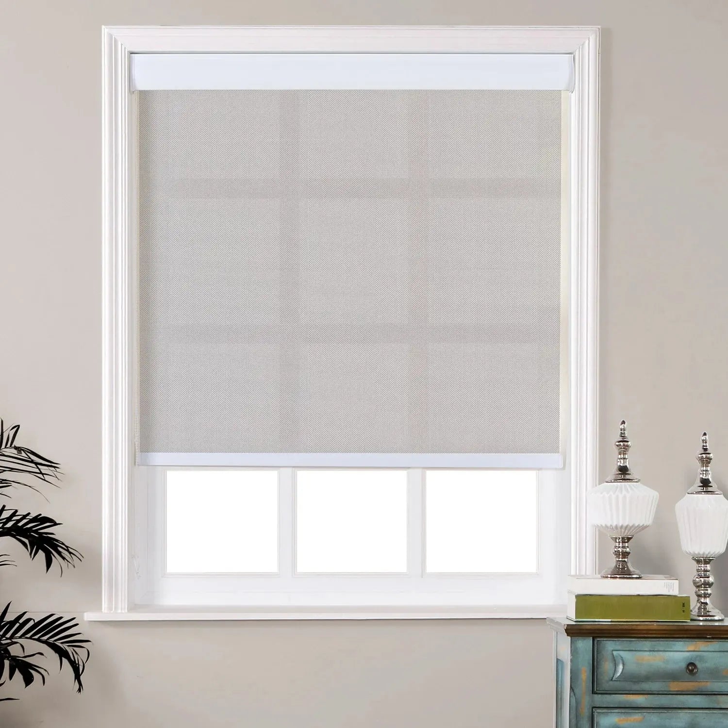 Hedda Room Darkening Loop Control Roller Blinds with Cassette SLIDINGCURTAIN