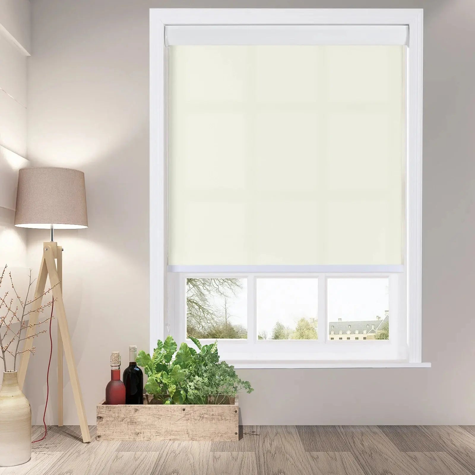 Hyman Light Filtering Loop Control Roller Blinds with Cassette SLIDINGCURTAIN