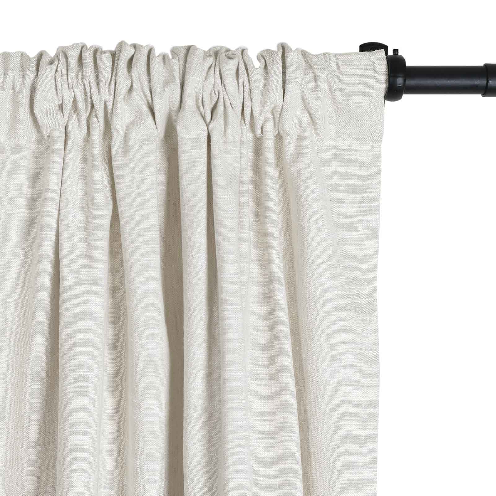 Jawara Luxury Linen Cotton Curtain Soft Top