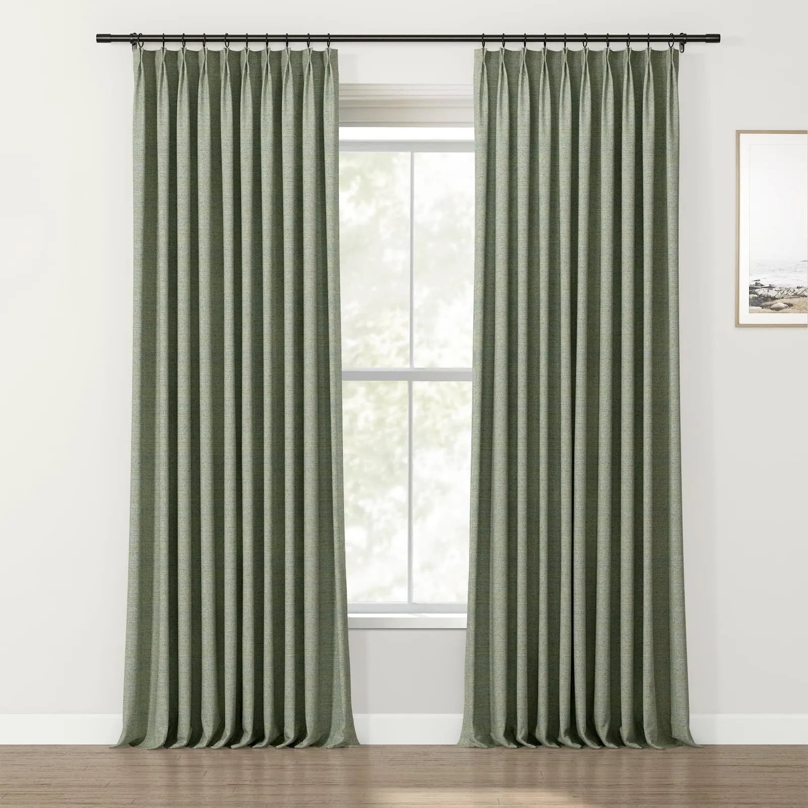 Lydia Diamond Jacquard Curtain Pleated SLIDINGCURTAIN