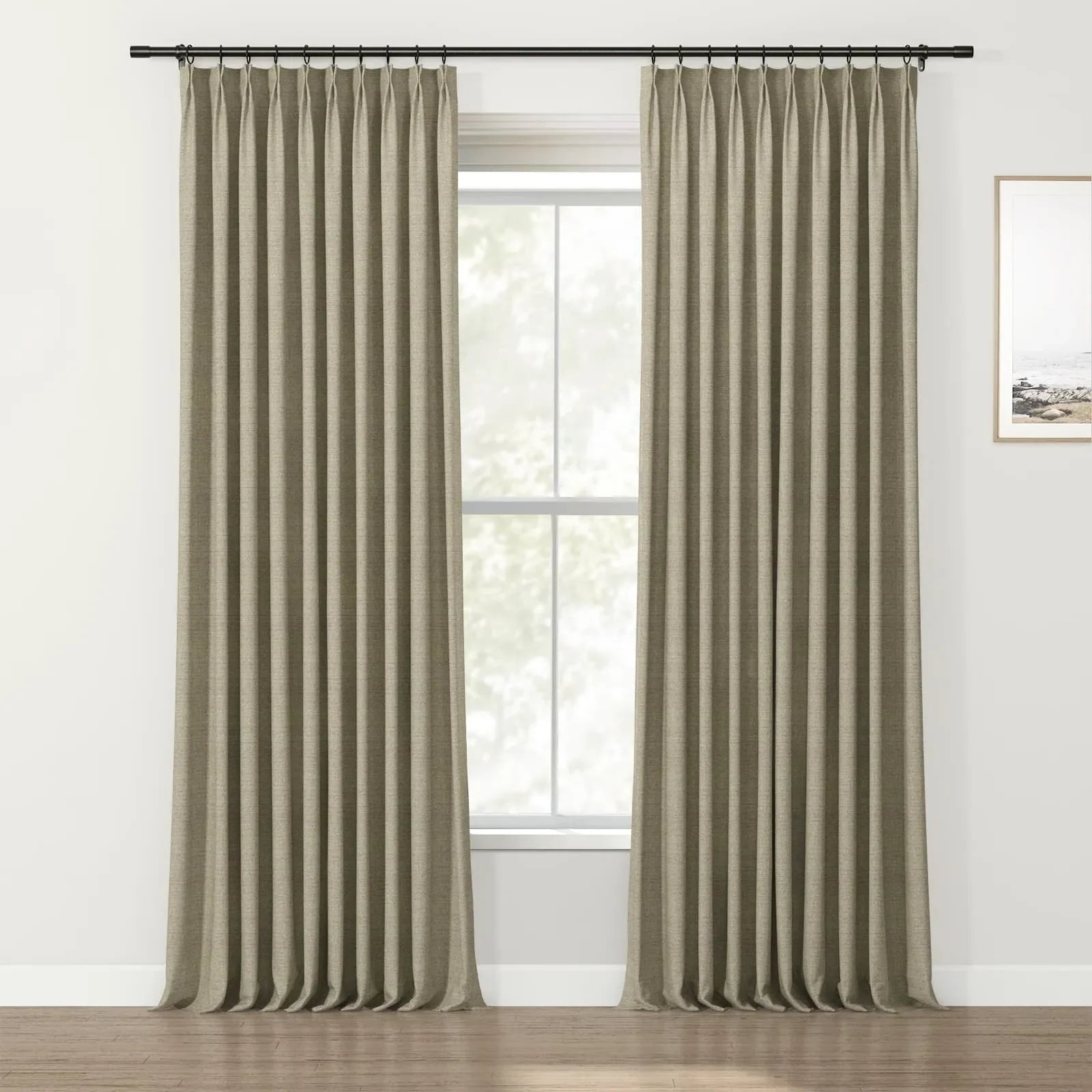 Lydia Diamond Jacquard Curtain Pleated SLIDINGCURTAIN