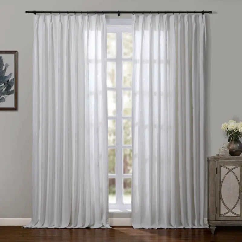 Jawara Luxury Linen Cotton Curtain Pleated