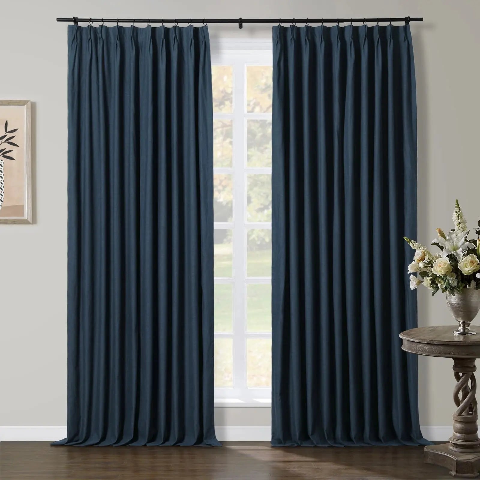 Jawara Luxury Linen Cotton Curtain Pleated SLIDINGCURTAIN