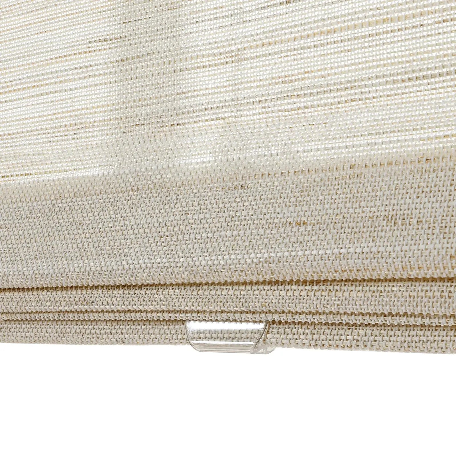 Natural Ramie Bamboo Woven Shade - Wall White