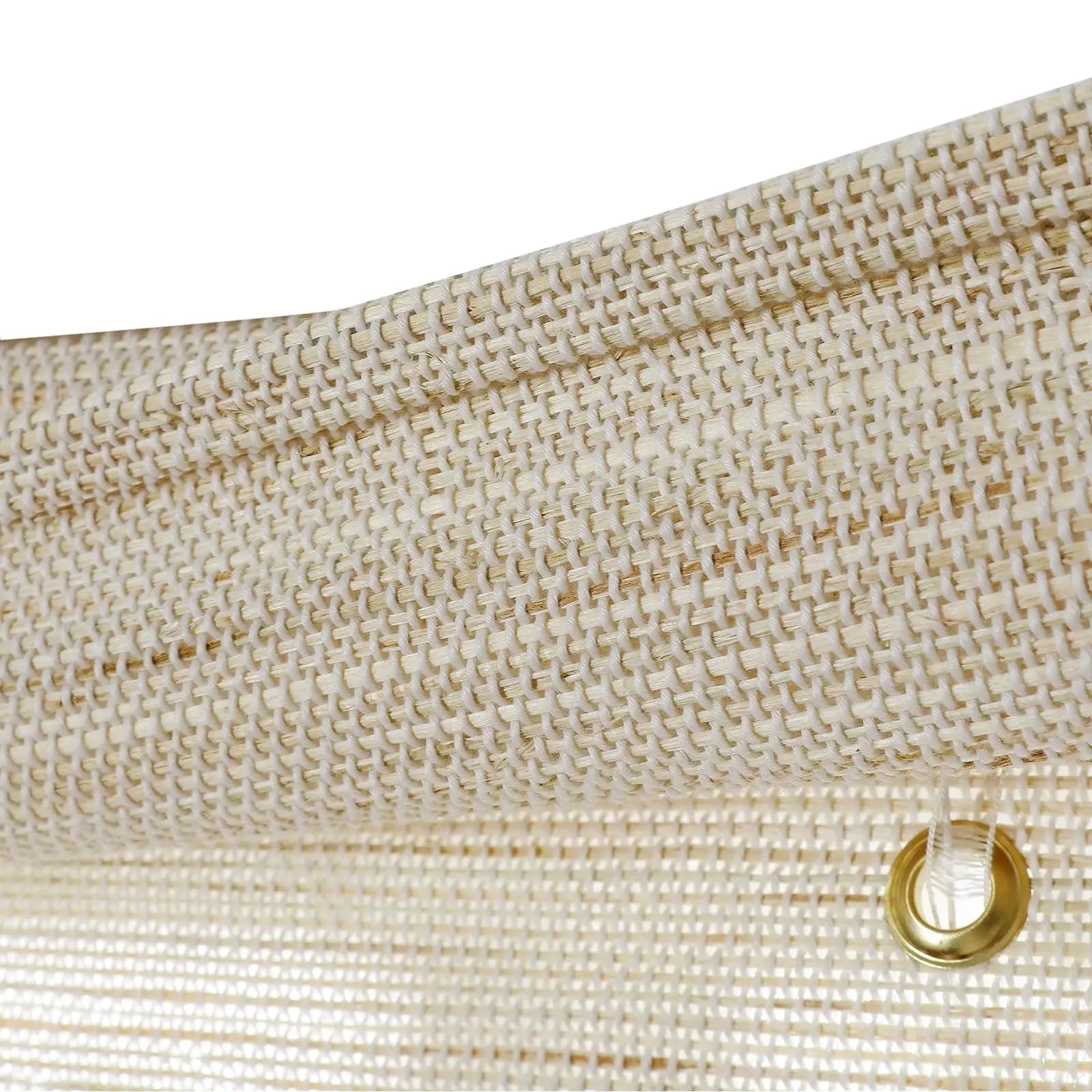 Natural Ramie Bamboo Woven Shade - Wall White