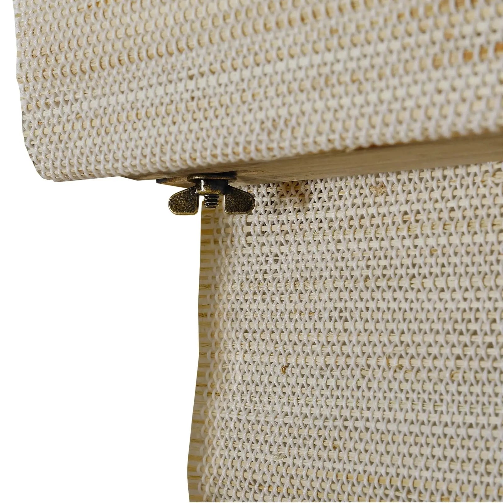 Natural Ramie Bamboo Woven Shade - Wall White