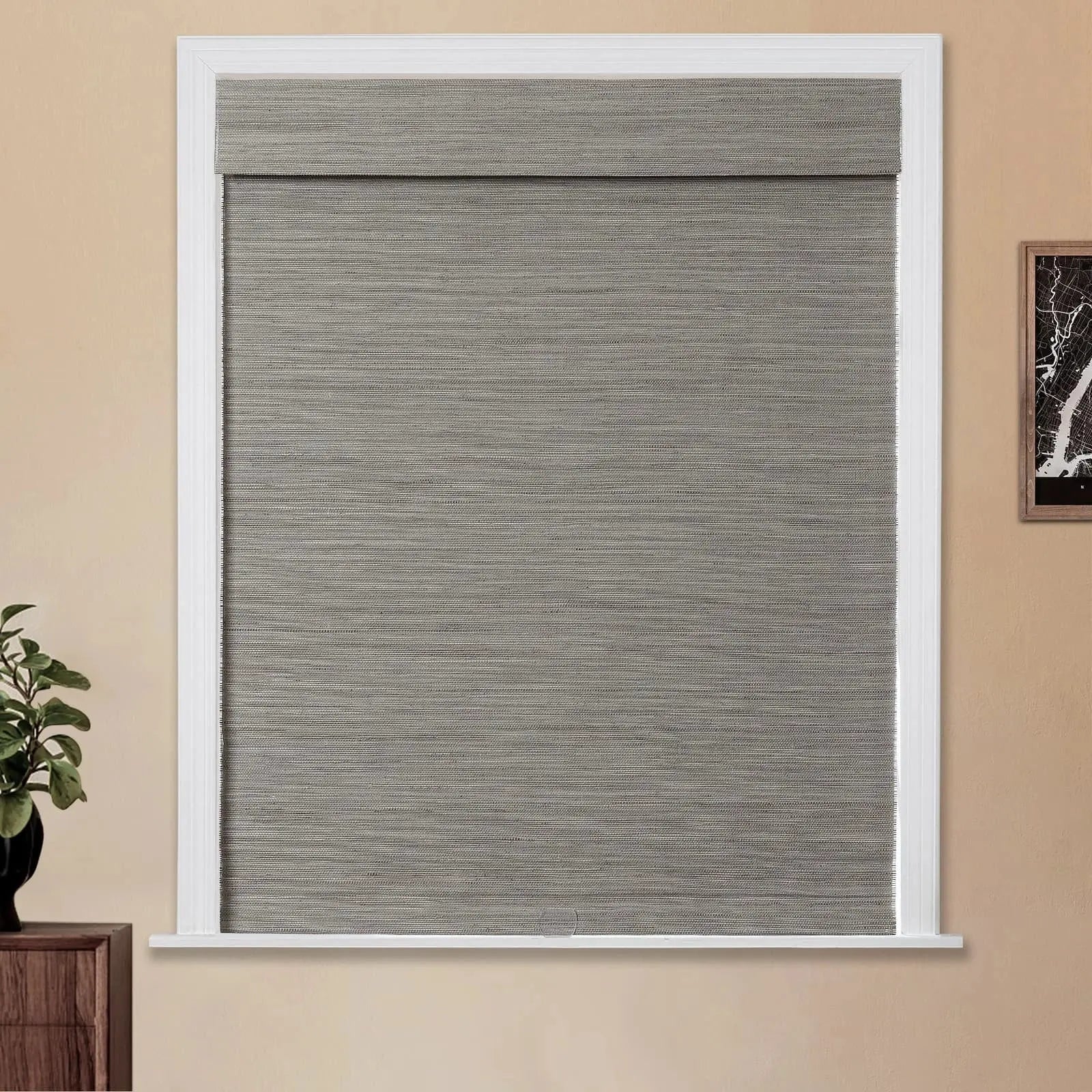 Natural Ramie Bamboo Woven Shade - Windswept