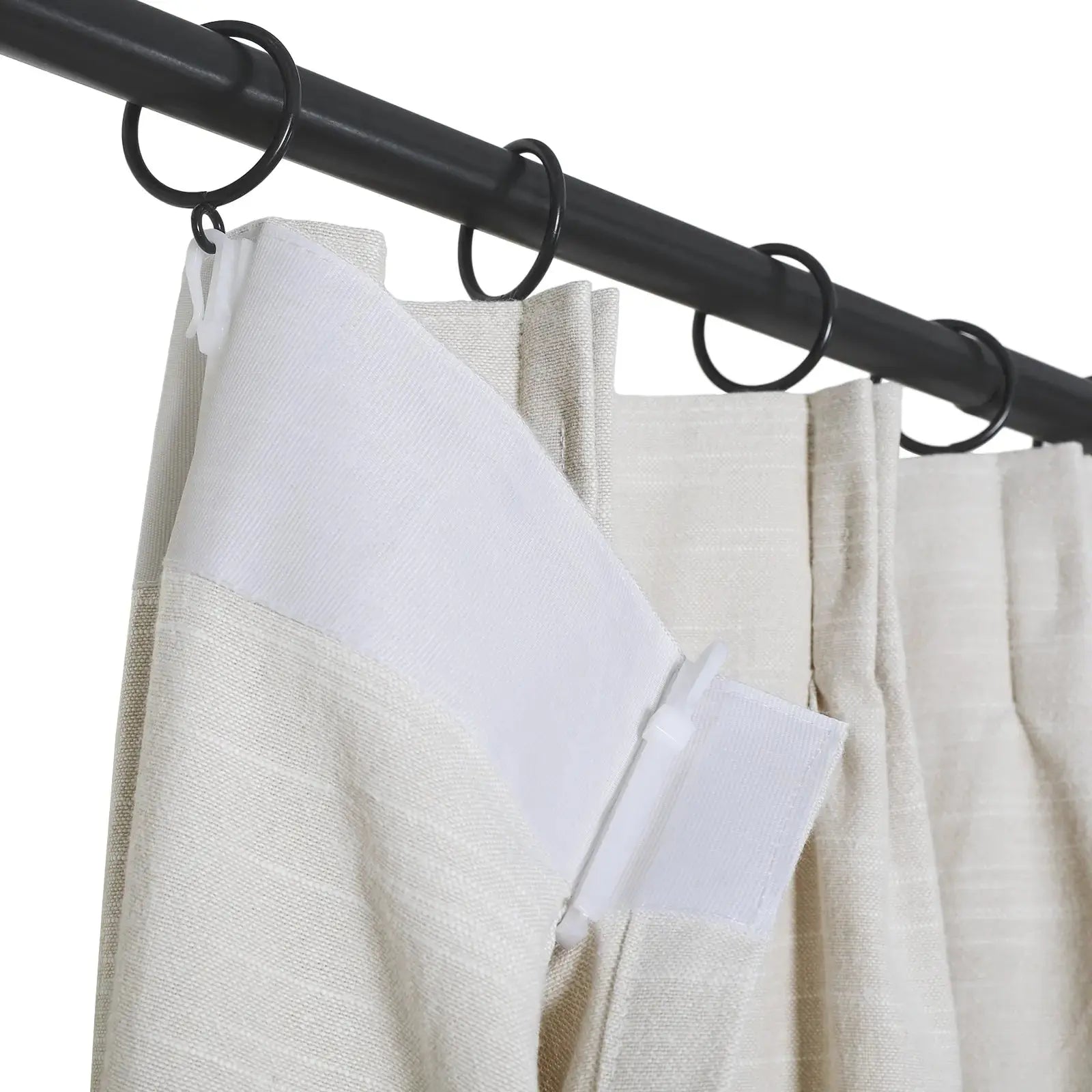 Jawara Luxury Linen Cotton Curtain Pleated