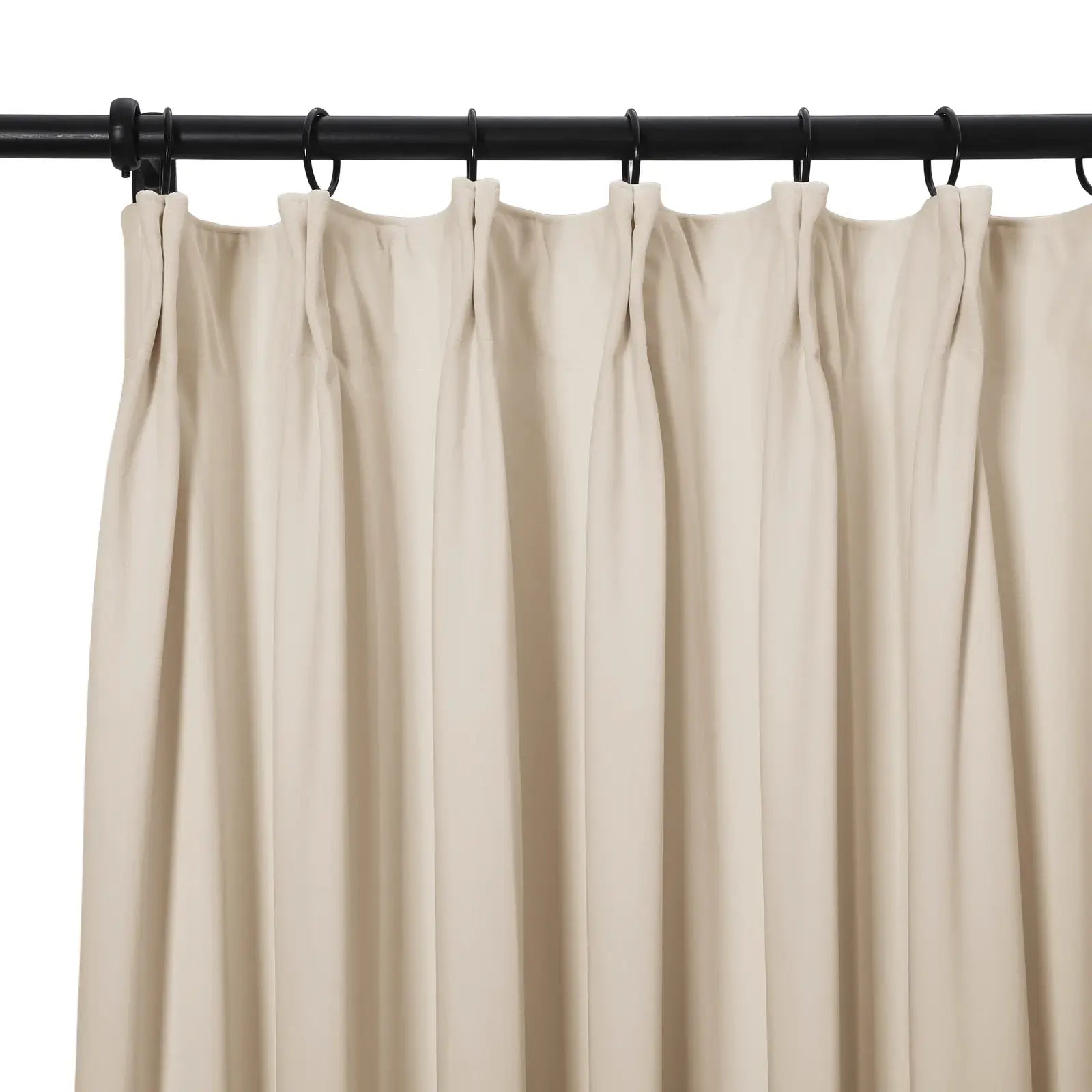 Tavis Premium Velvet Curtain Pleated