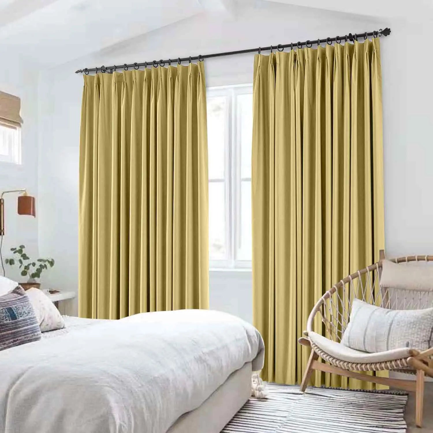 Saba Absolute Blackout Thermal Curtain with Foam Coated Pleated