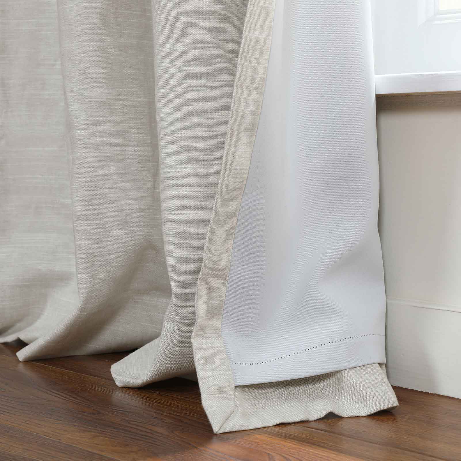 Jawara Luxury Linen Cotton Curtain Soft Top