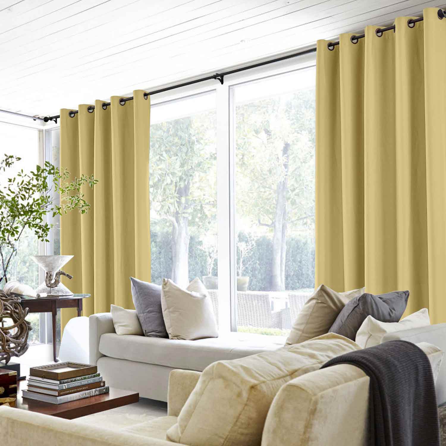 Saba Absolute Blackout Thermal Curtain with Foam Coated Pleated