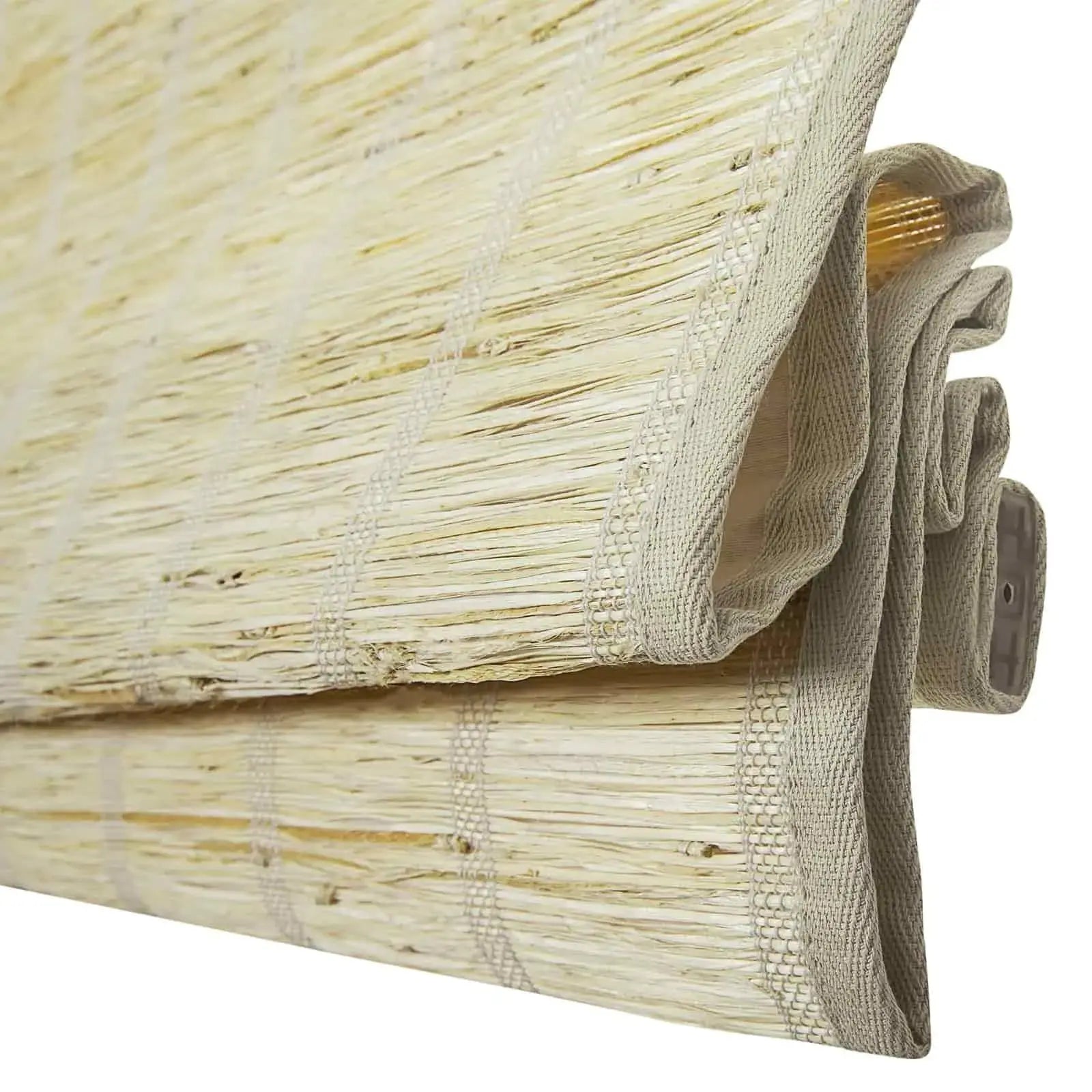 Rae Natural Ramie Jute Woven Wood Shades - Series M