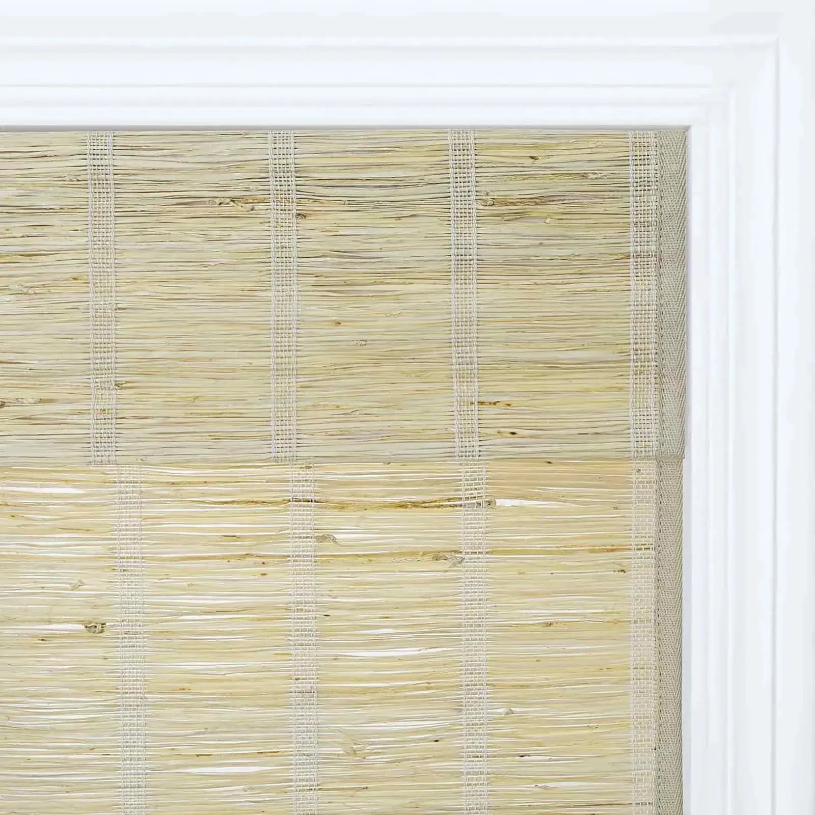 Rae Natural Ramie Jute Woven Wood Shades - Series M