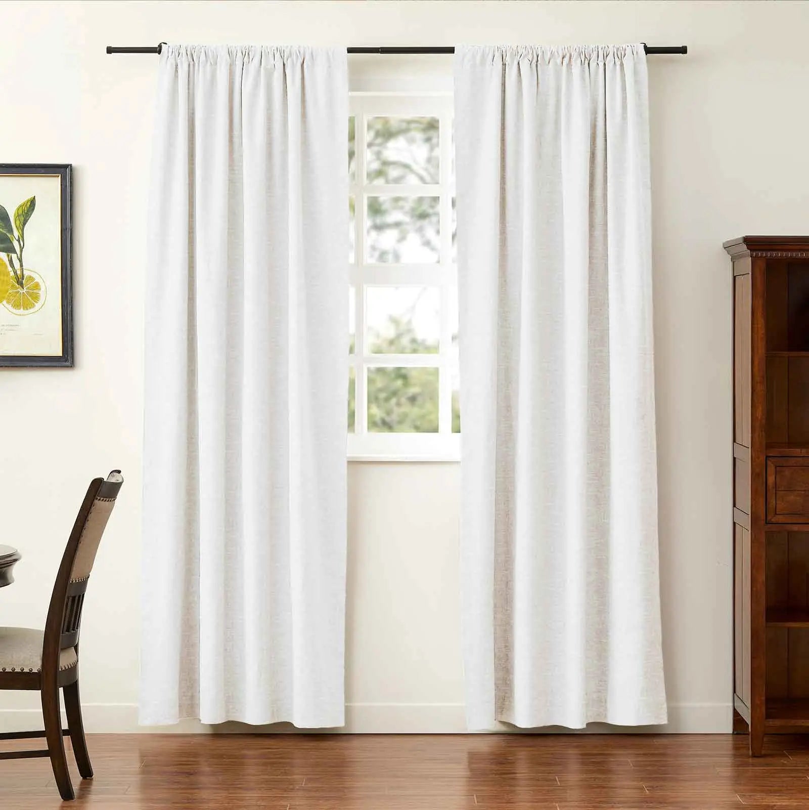 Jawara Luxury Linen Cotton Curtain Soft Top