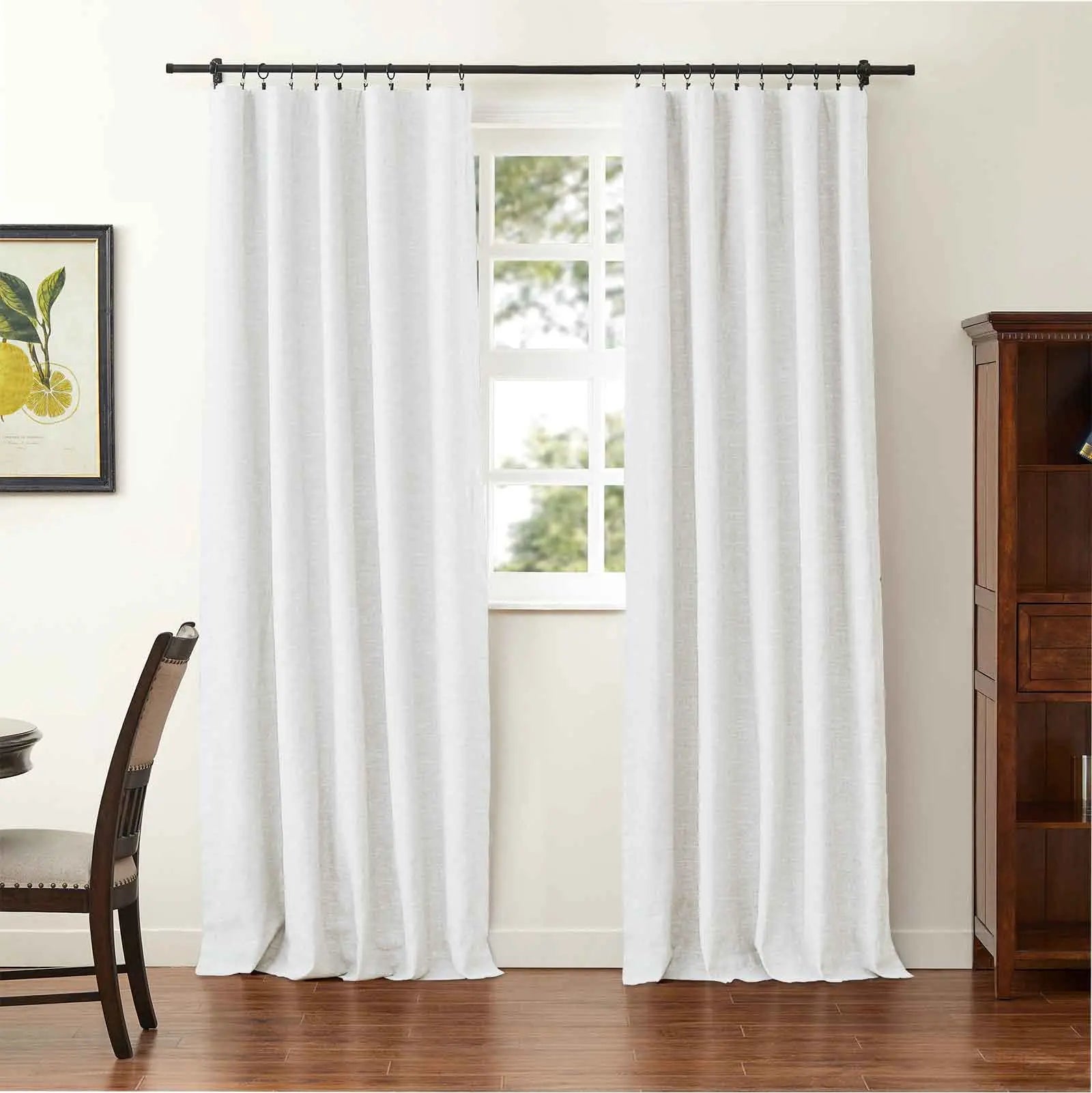 Jawara Luxury Linen Cotton Curtain Soft Top