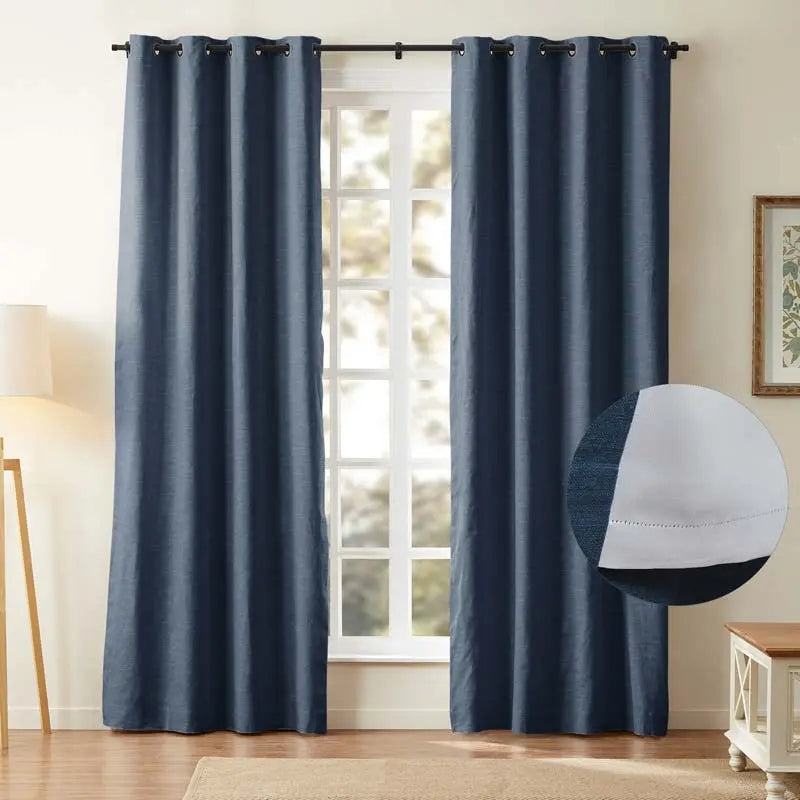 Jawara Luxury Linen Cotton Curtain Grommet SLIDINGCURTAIN