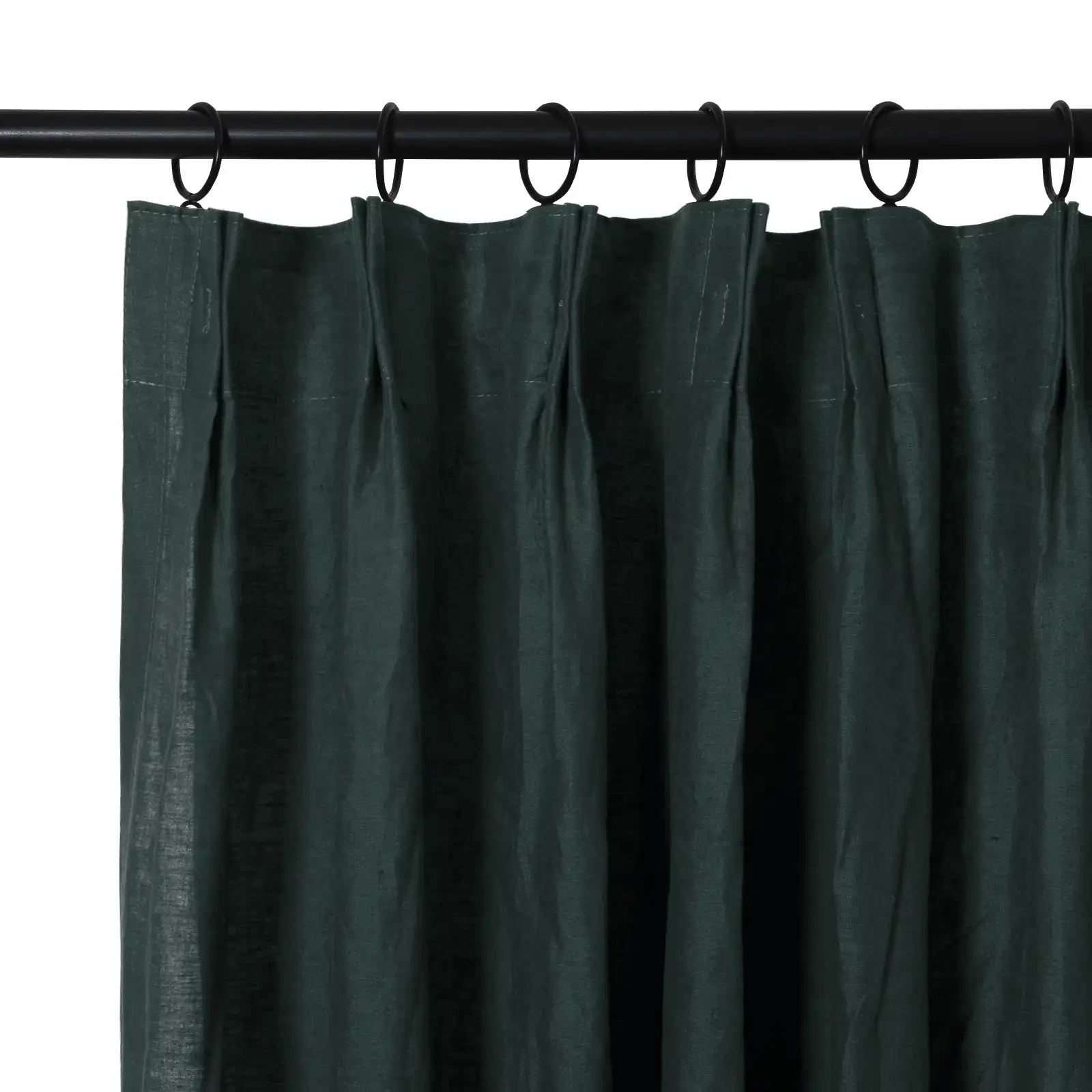 Doris 100% Linen Curtain Grommet