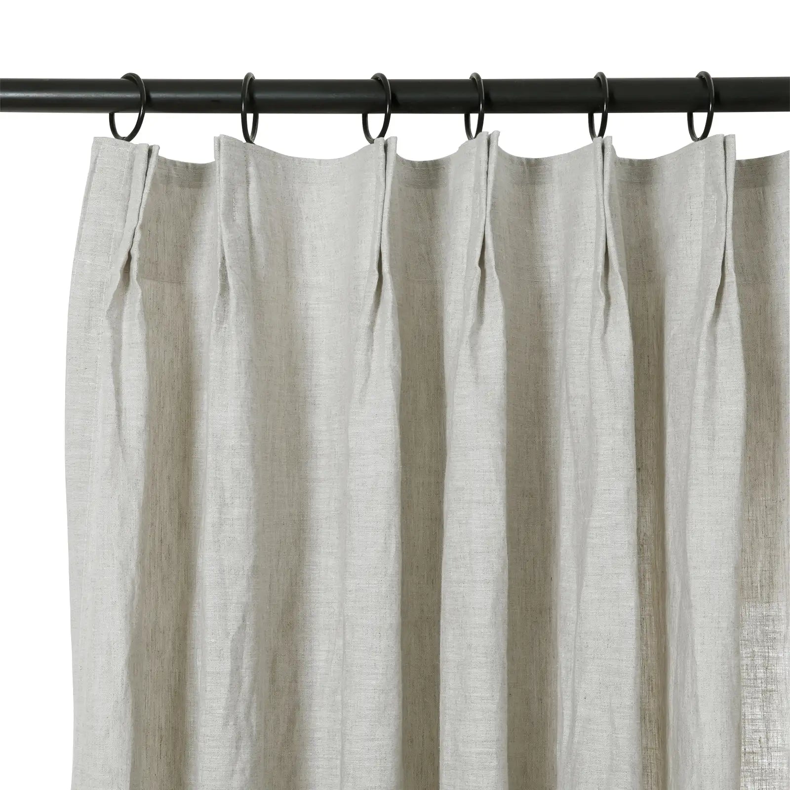 Doris 100% Linen Curtain Grommet