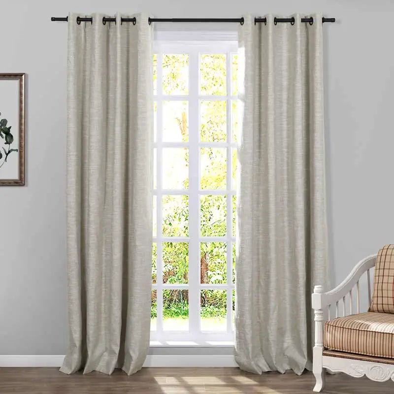 Jawara Luxury Linen Cotton Curtain Grommet