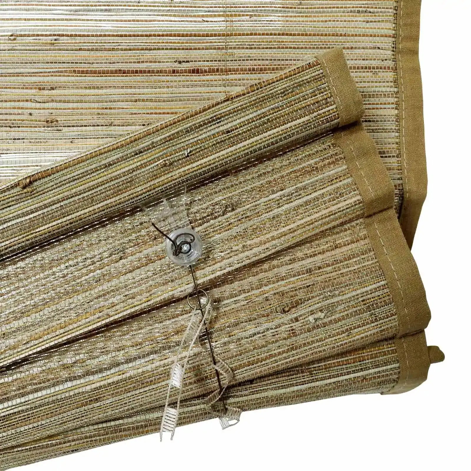 Rae Natural Ramie Bamboo Woven Shades - Series P