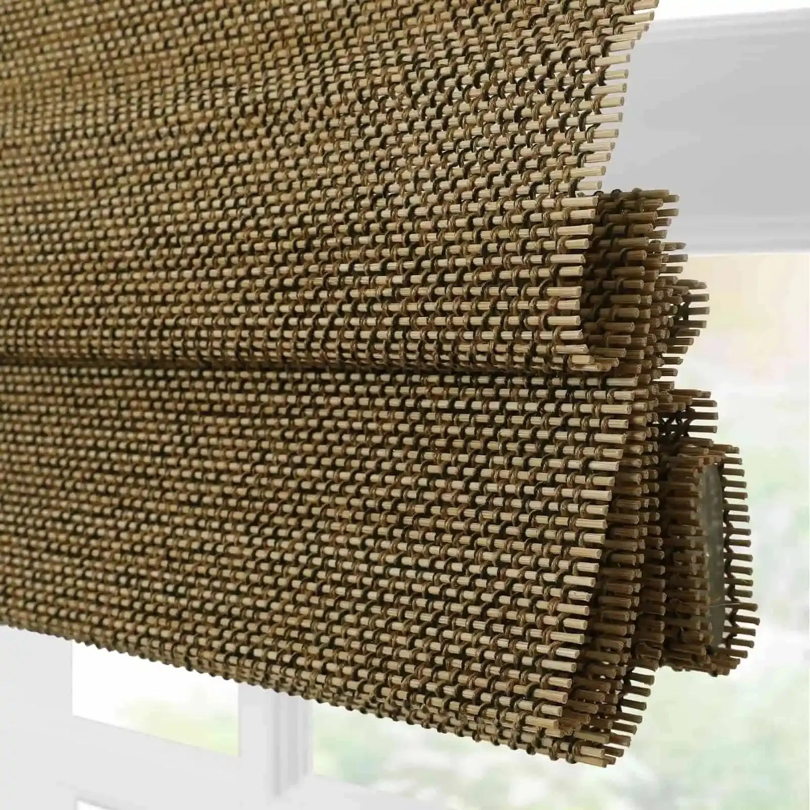 Rae Natural Ramie Bamboo Woven Shades - Series P