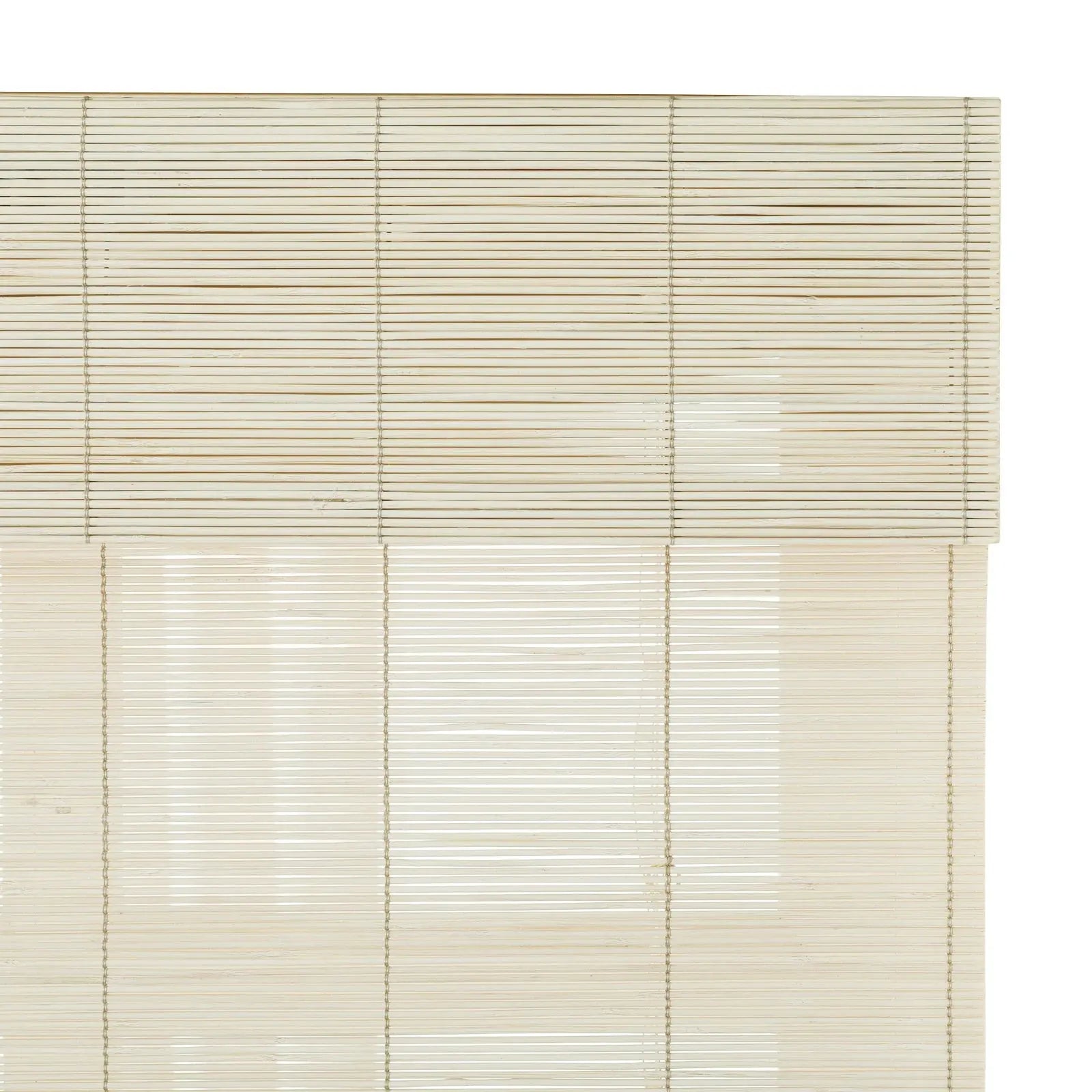 Sybil Bamboo Roman Shade - Sand Beige