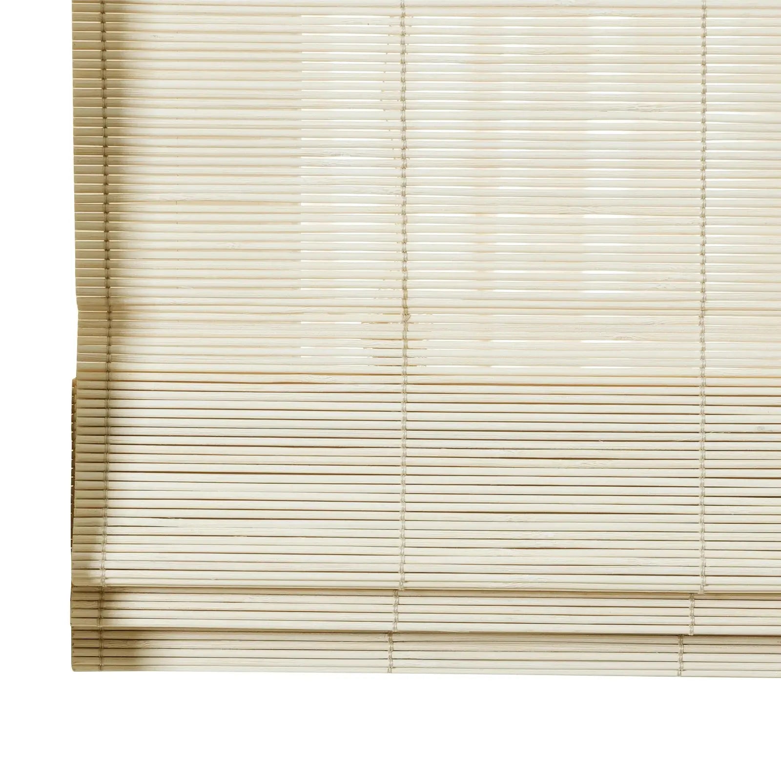 Sybil Bamboo Roman Shade - Sand Beige