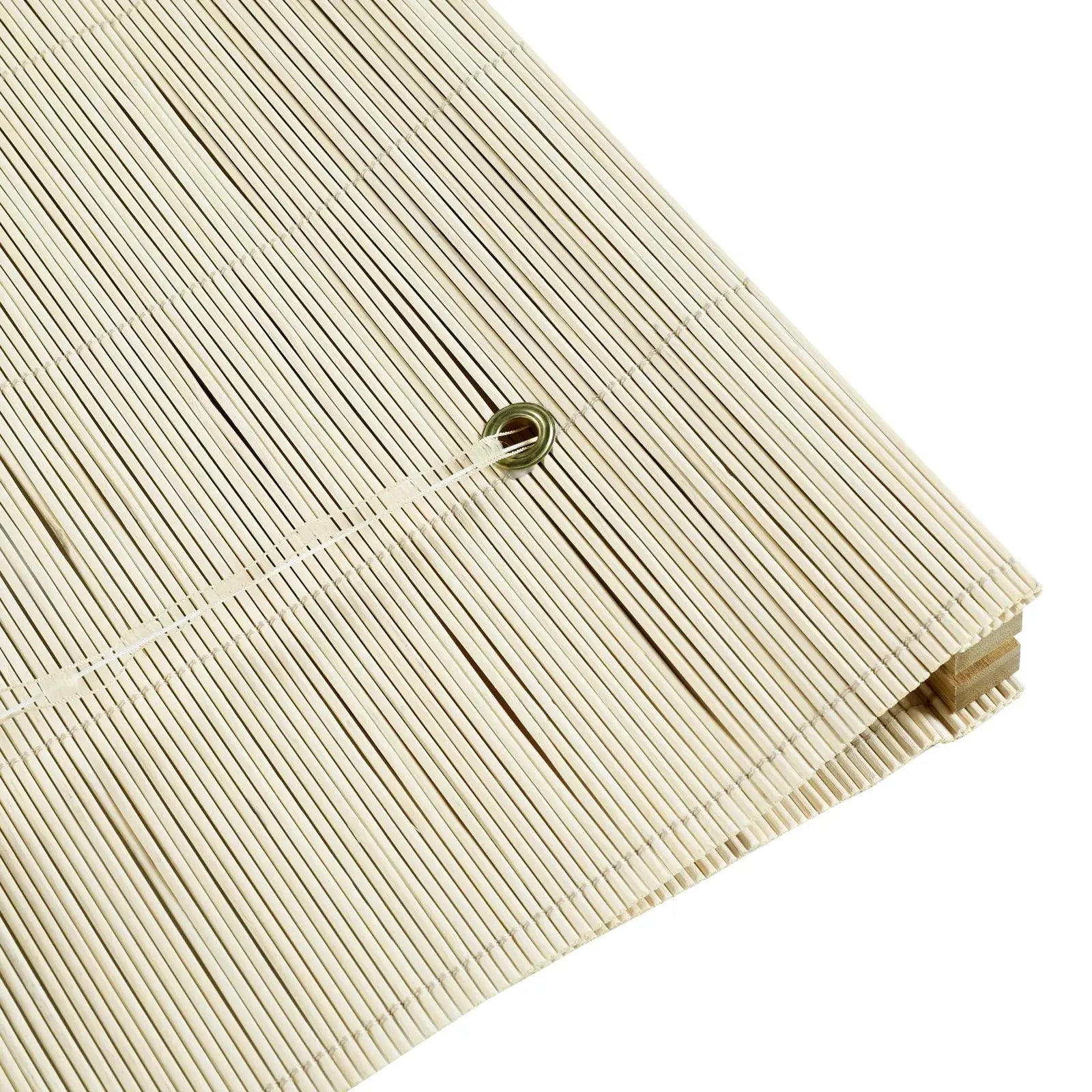 Sybil Bamboo Roman Shade - Sand Beige