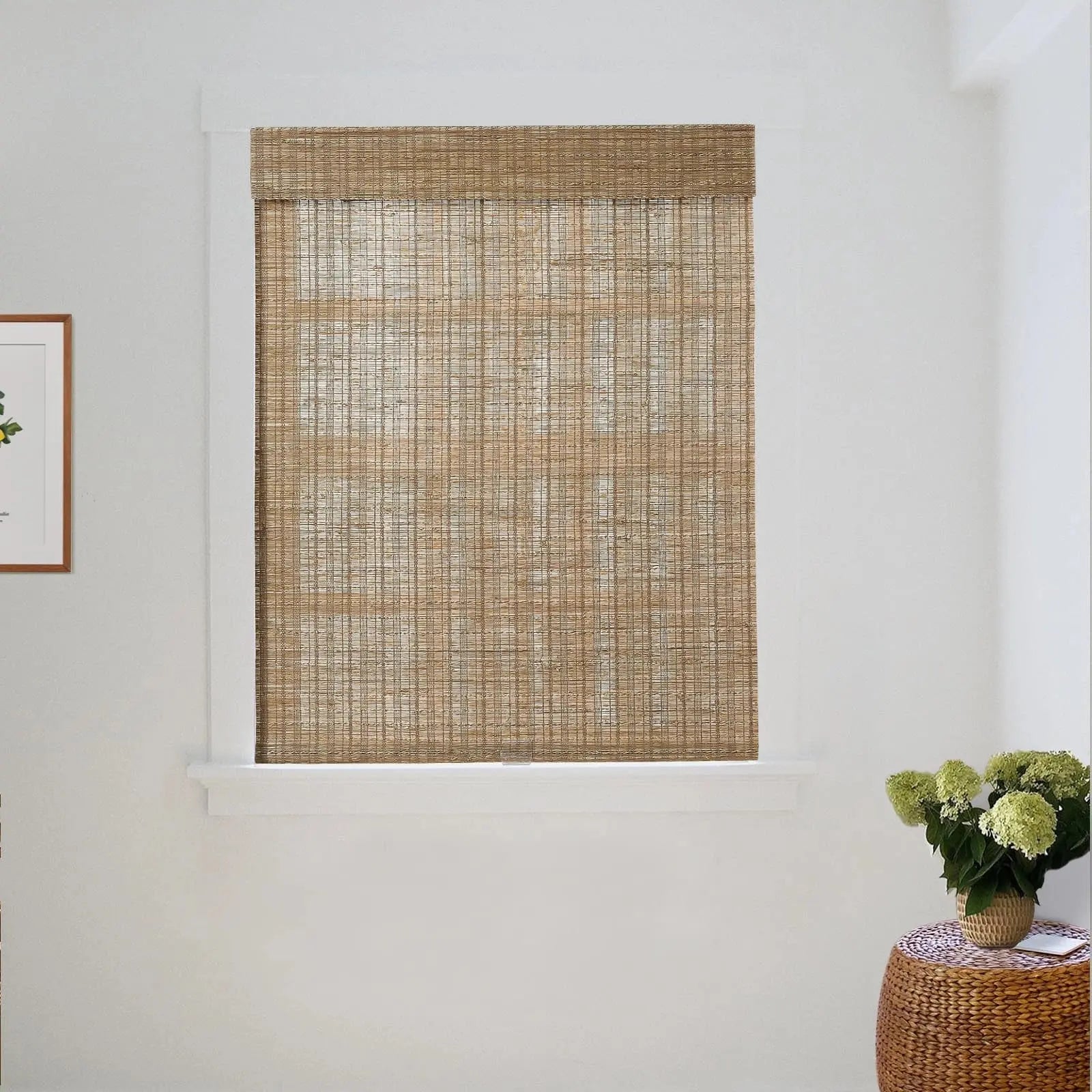 Natural Jute Bamboo Woven Shade - Cinnamon