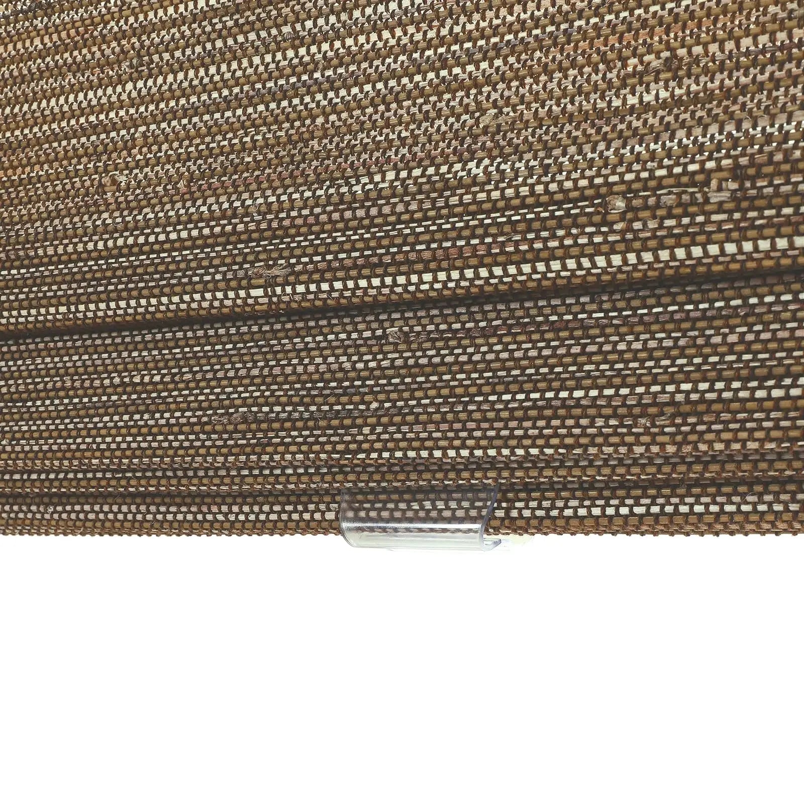 Natural Ramie Bamboo Woven Shade - Brown