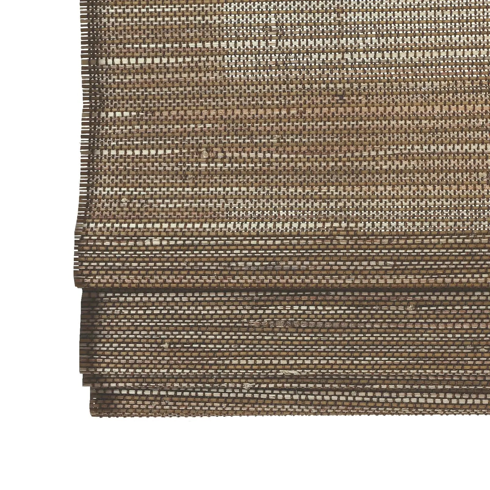 Natural Ramie Bamboo Woven Shade - Brown