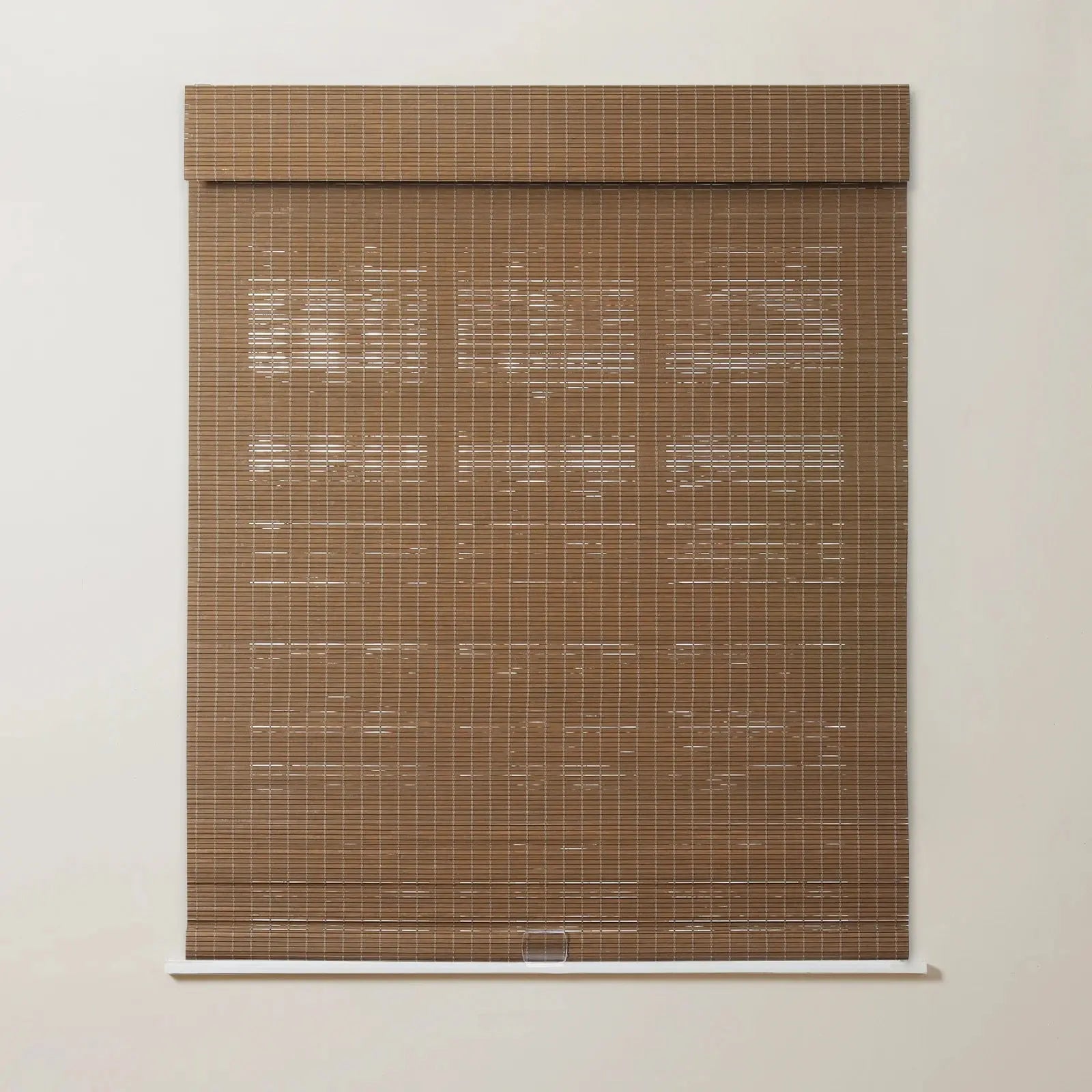 Sybil Bamboo Roman Shade - Almond