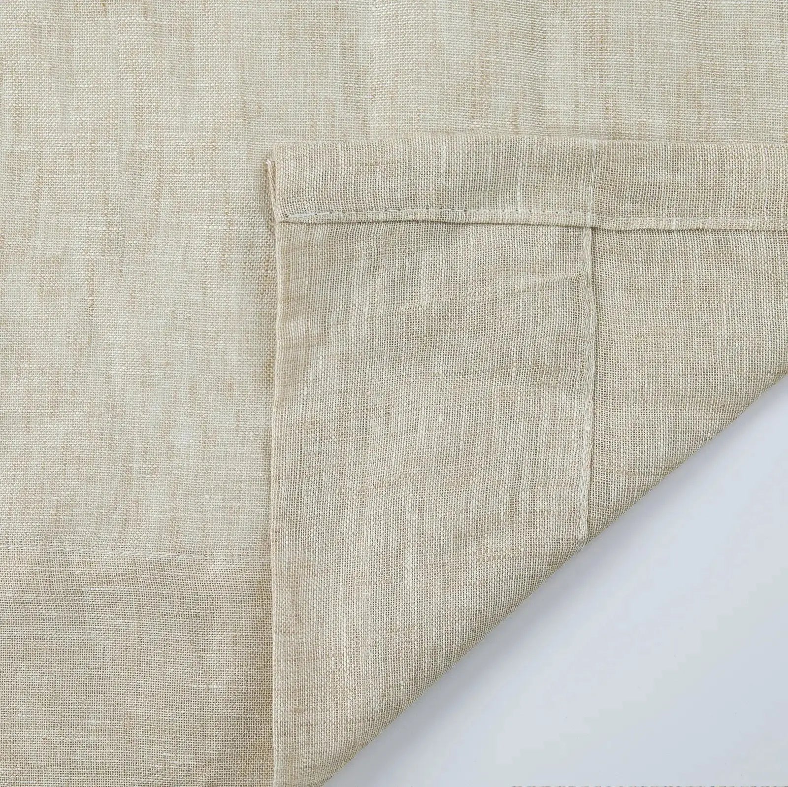 Joy 100% Linen Sheer Curtain Pleated