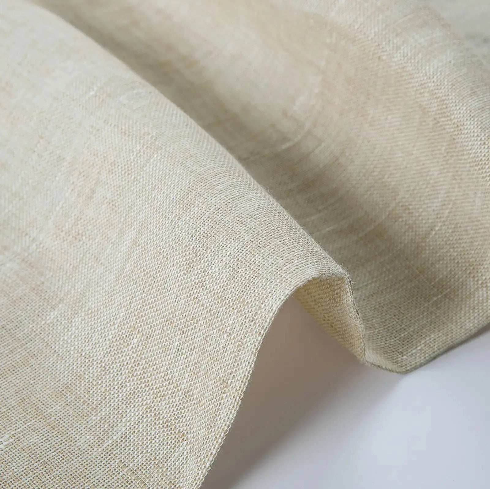 Joy 100% Linen Sheer Curtain Pleated