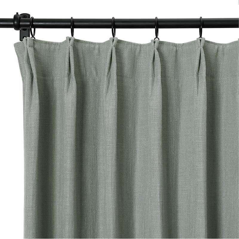 Tia Custom Linen Curtain Pleated