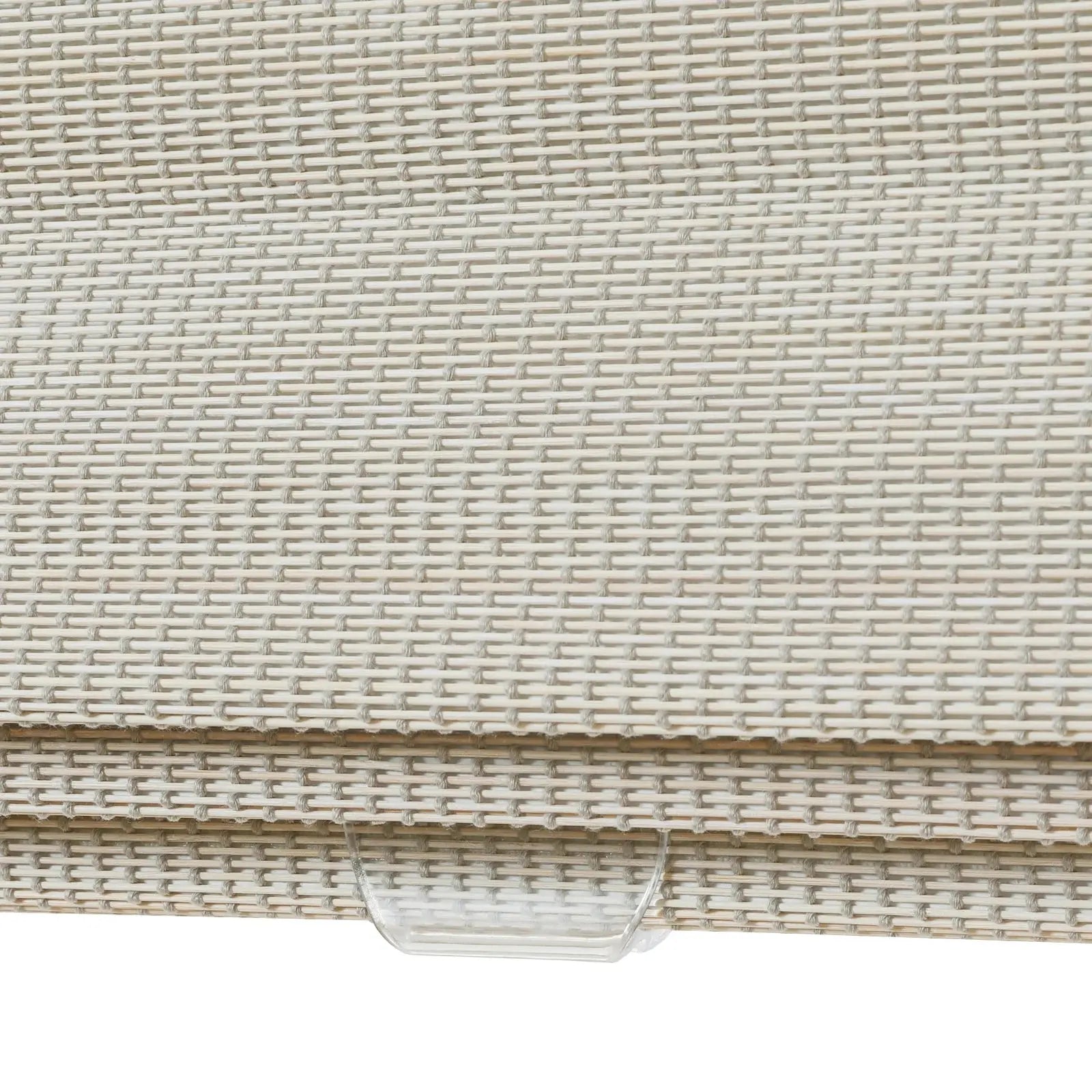 Sybil Bamboo Roman Shade - Wall White