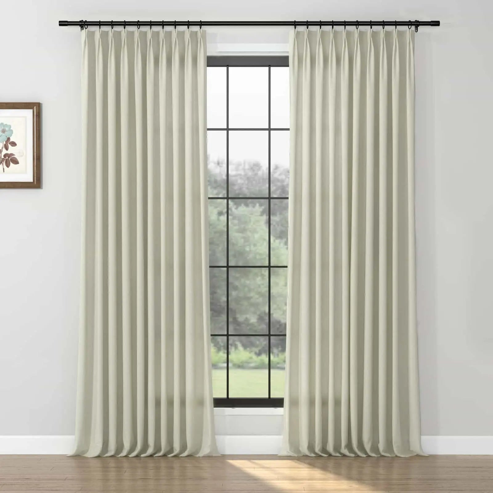 Karin Pure Wool Curtain Pleated SLIDINGCURTAIN