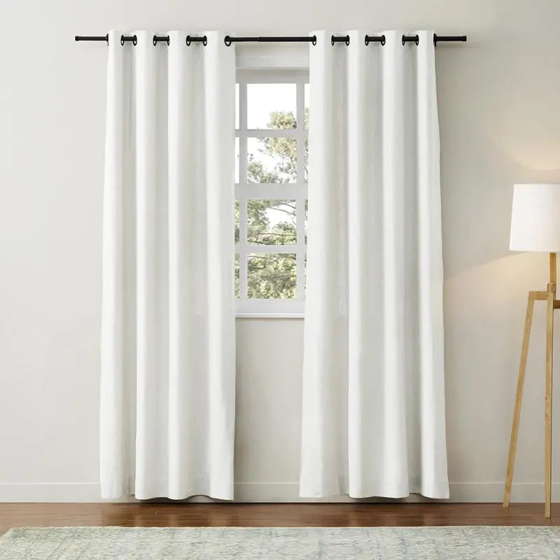 Jawara Luxury Linen Cotton Curtain Grommet SLIDINGCURTAIN